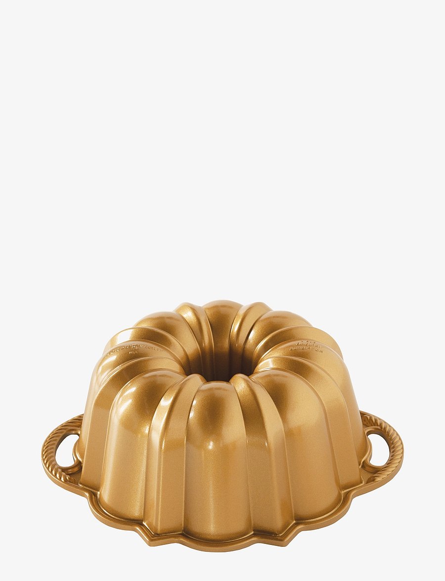 Nordic Ware - 6 Cup Anniversary Bundt® Pan Gold - gold - 0