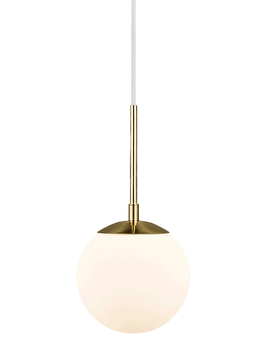 Nordlux - Grant 15 / Pendant - rippvalgustid - brass/opal - 0