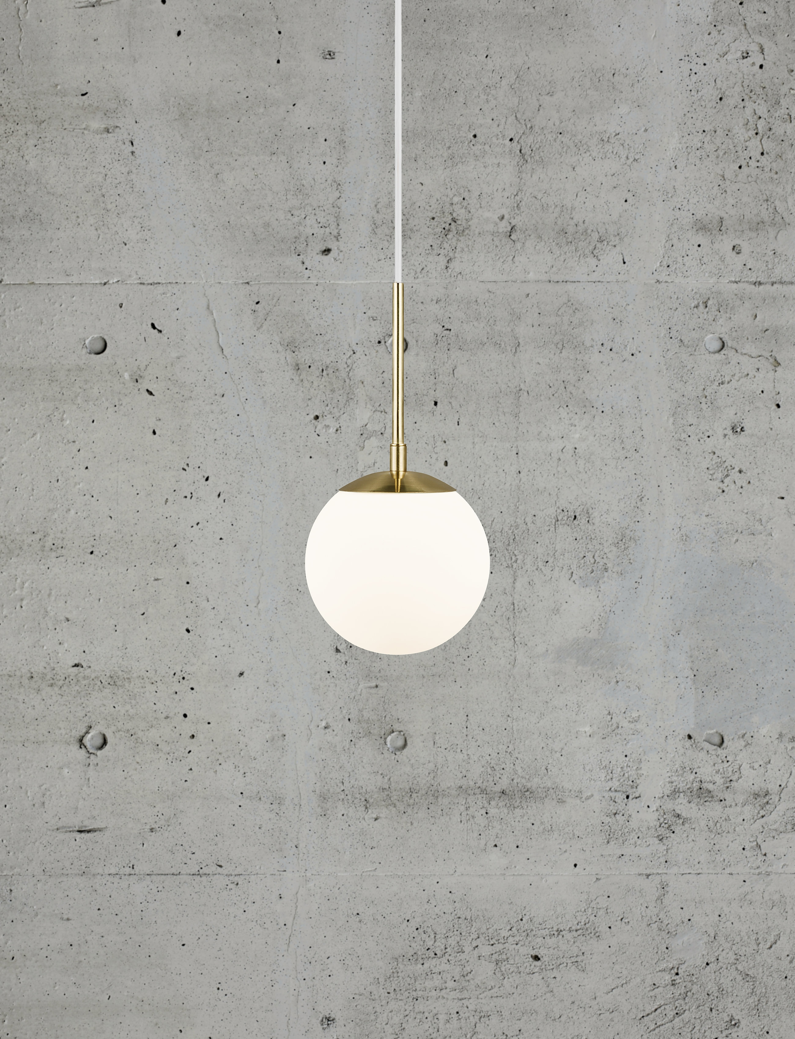 Nordlux - Grant 15 / Pendant - hangandi loftljós - brass/opal - 2