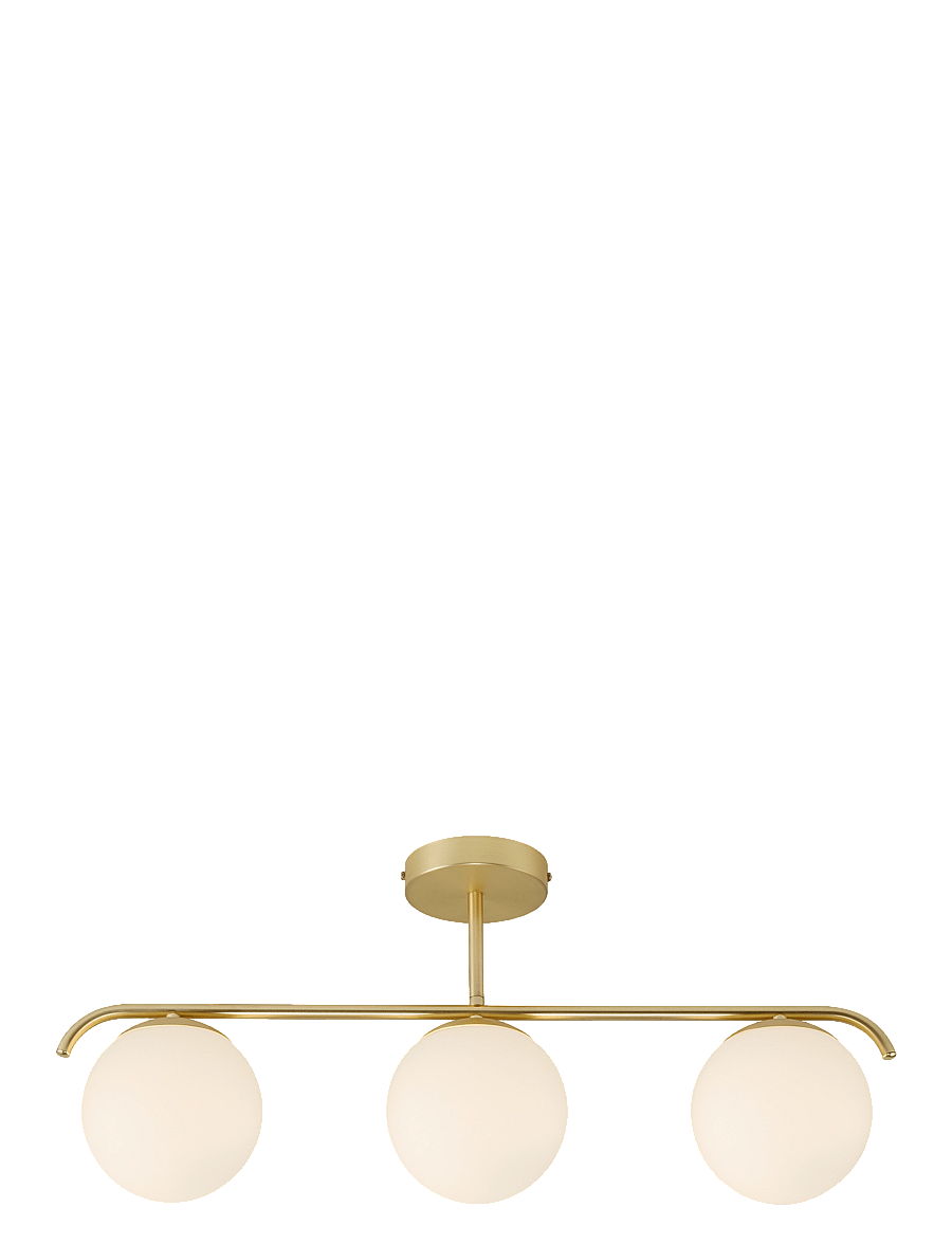 Nordlux - Grant / 3-pendant - deckeneinbauleuchten - brass/opal - 1