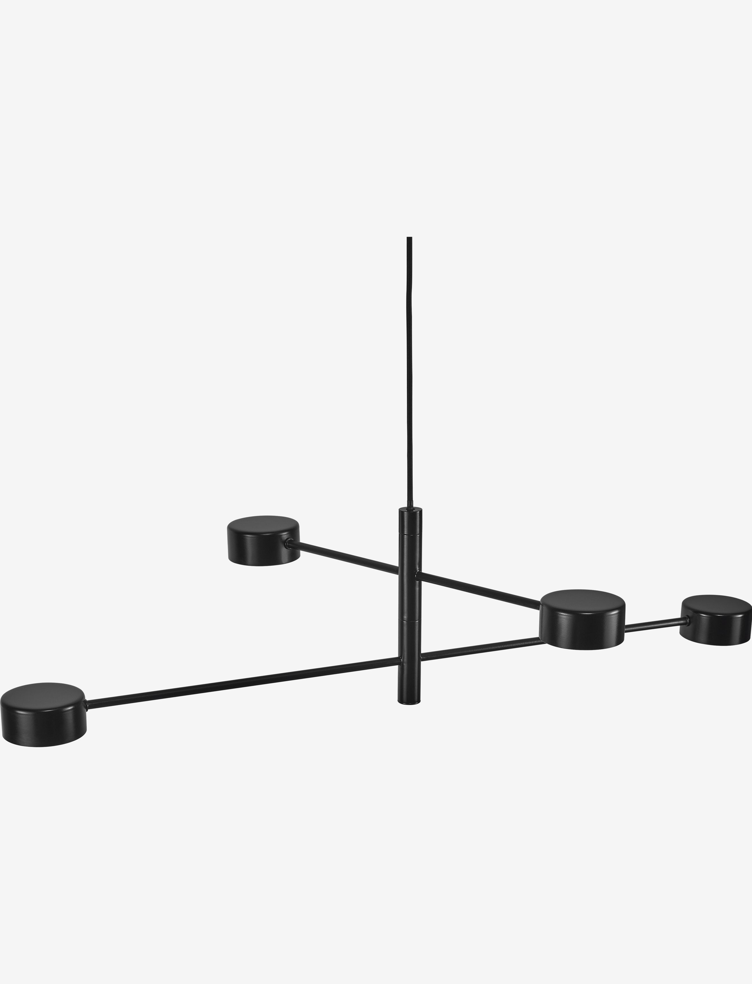 Clyde / 4-pendant - BLACK
