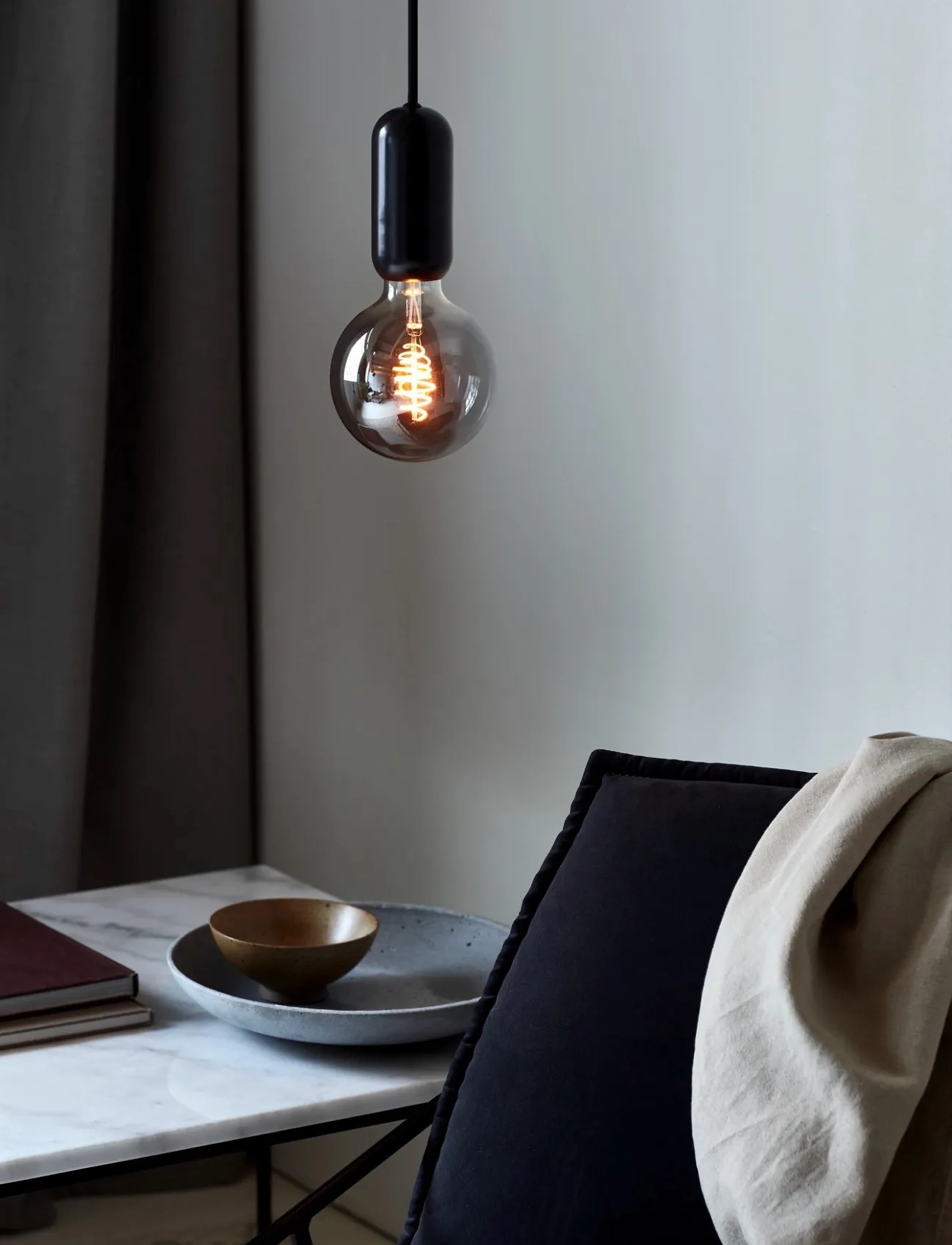 Nordlux Notti | Pendel, Ø 6 cm, Black, Belysning > Lyspærer, Unisex