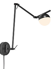 Nordlux - Contina / Wall Ceiling - wall lamps - black/opal - 4