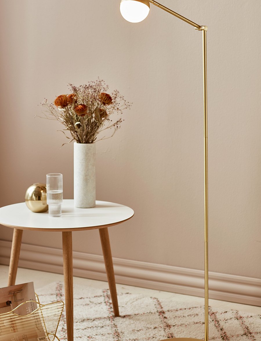 Nordlux - Contina / Floor - stehlampen - brass/opal - 0