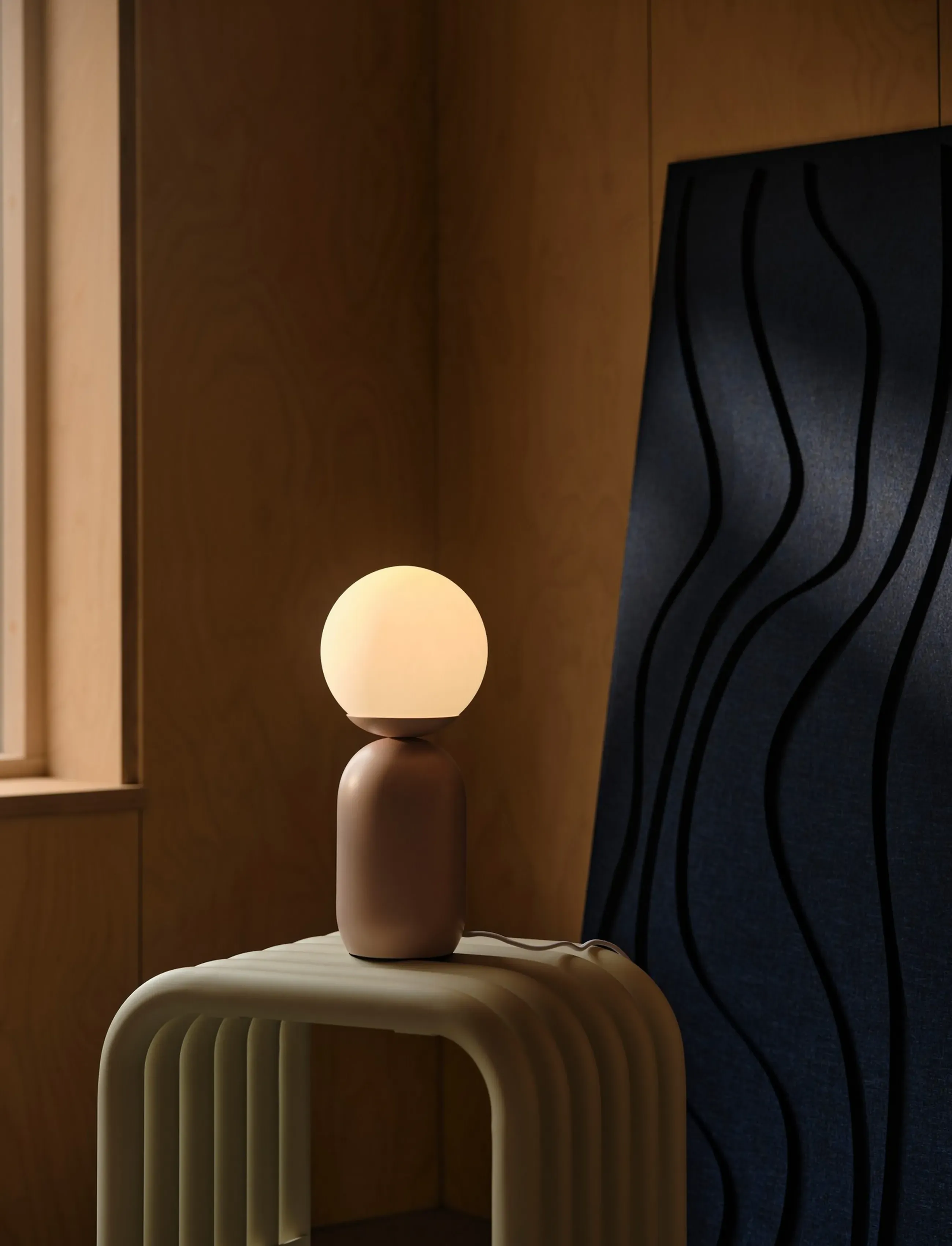 Nordlux Notti | Bordlampe, H34.5 cm, Lamps, Rosa - Table Homeware