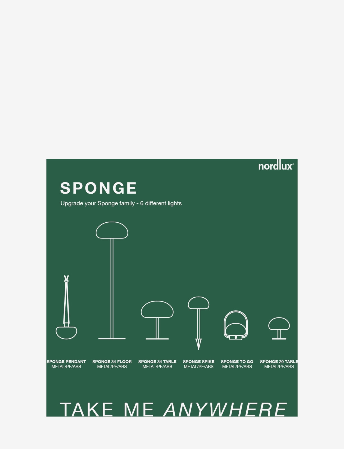 Nordlux - Sponge To Go / - köp efter pris - white/black - 3