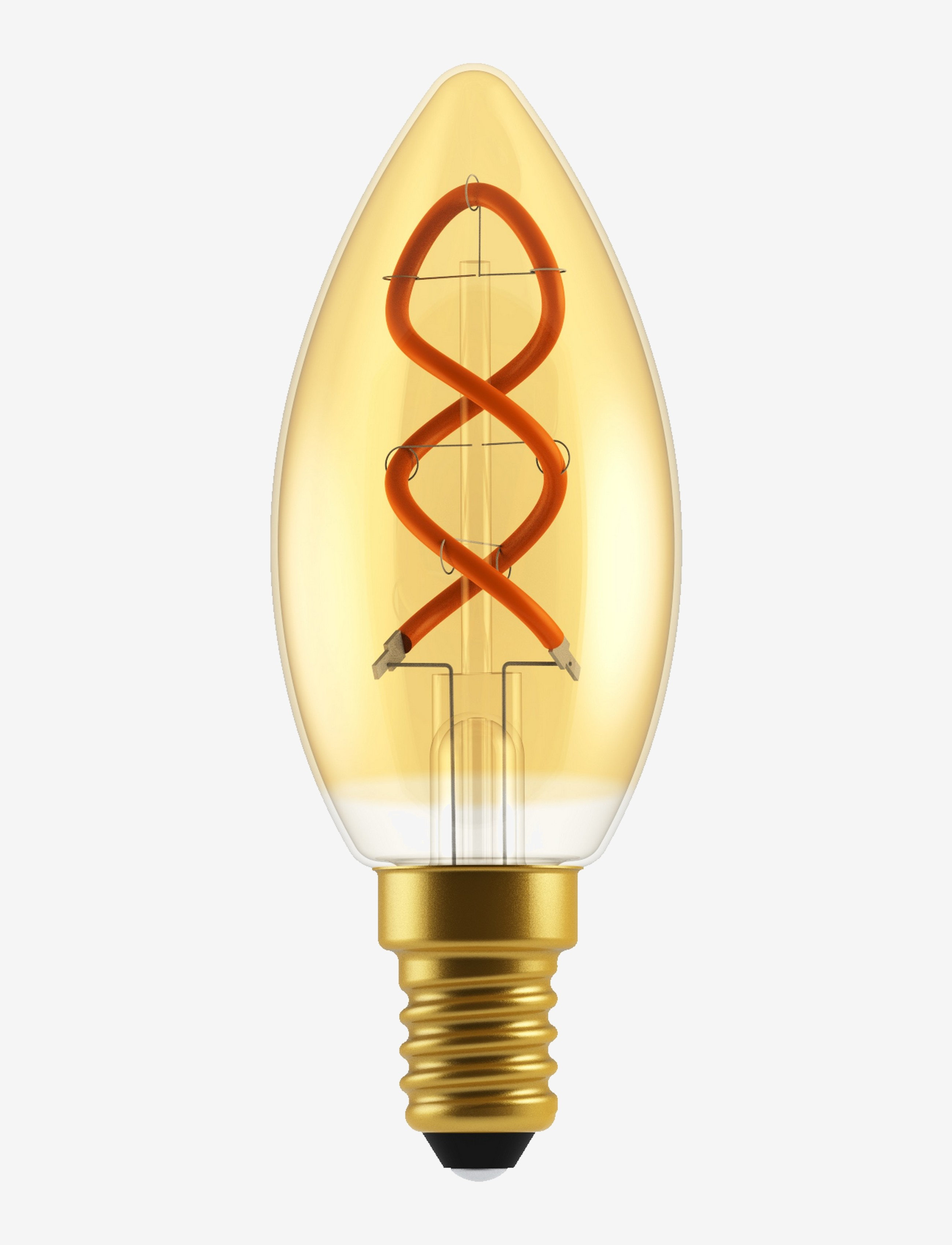 Nordlux Deco Spiral |E14|Kerte|Guld, Lighting Bulbs, Guld, Str: ONE SIZE
