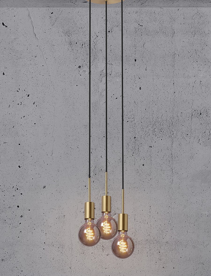 Nordlux - Paco |3- Pendant - pendellampen - brass - 0