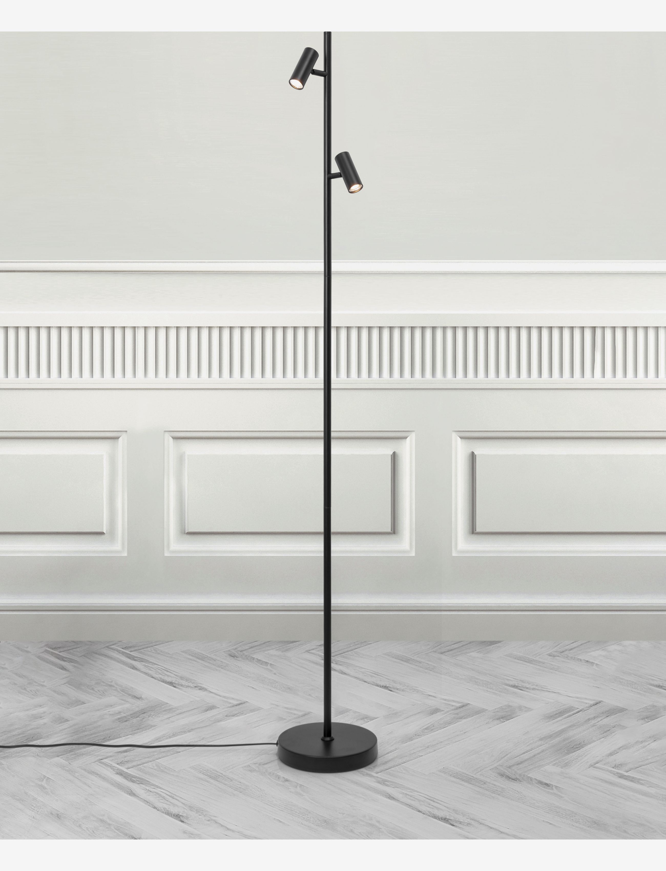 Nordlux - Omari/Floor - gólflampar - black - 2