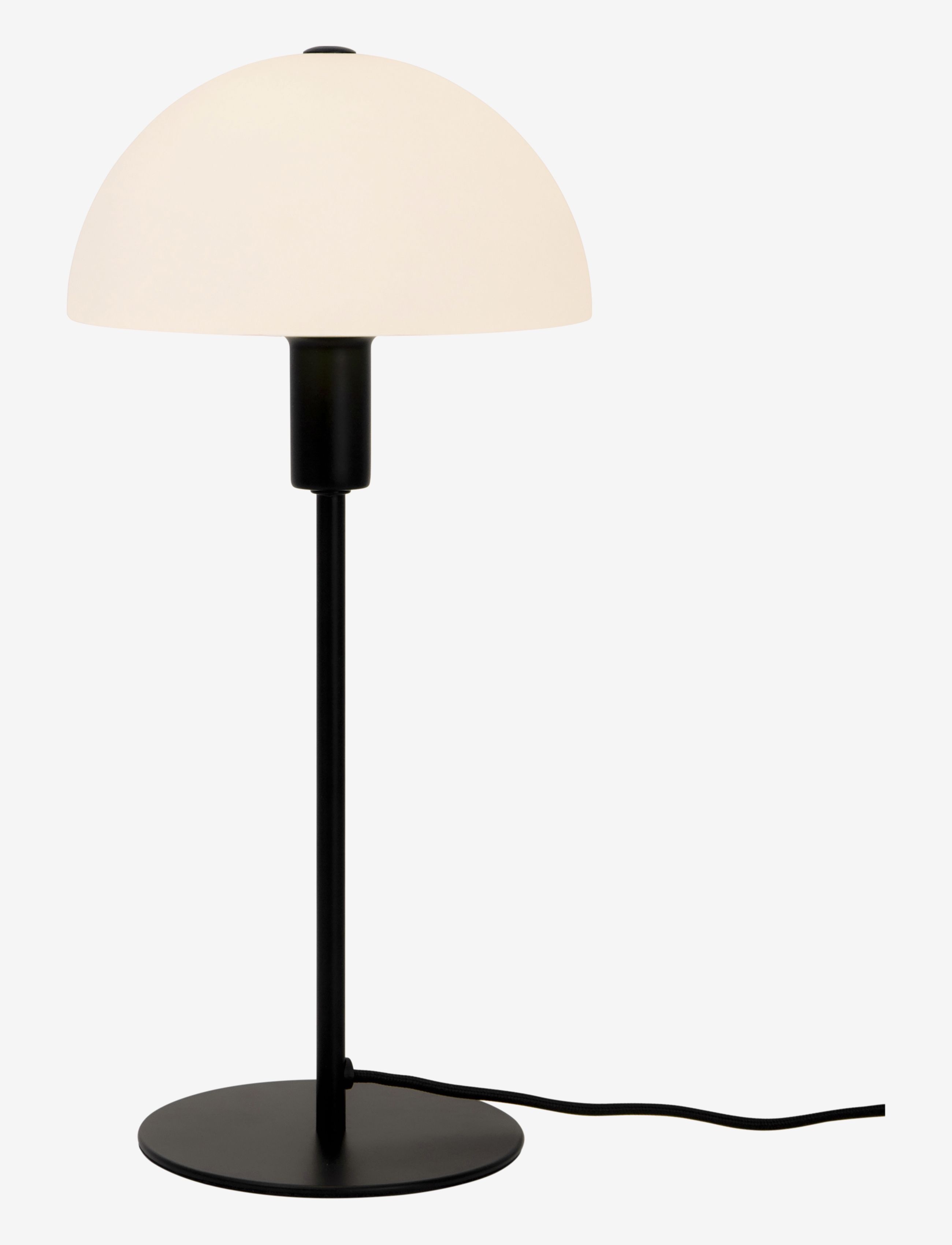 Nordlux Ellen/Bord/Opal/Sort, Bordlampe, Sort, Str: H:41.5CM