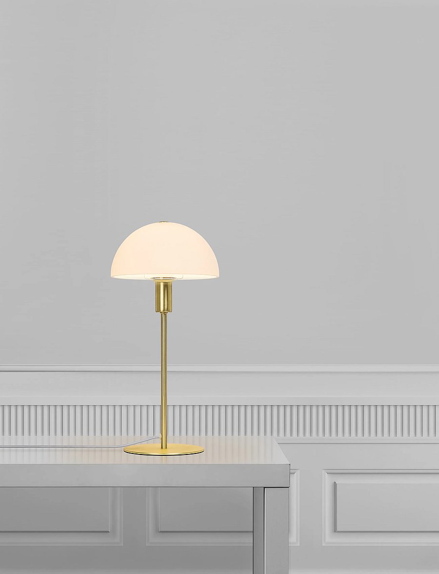 Nordlux - Ellen/Table - schreibtisch- & tischlampen - opal/brass - 0