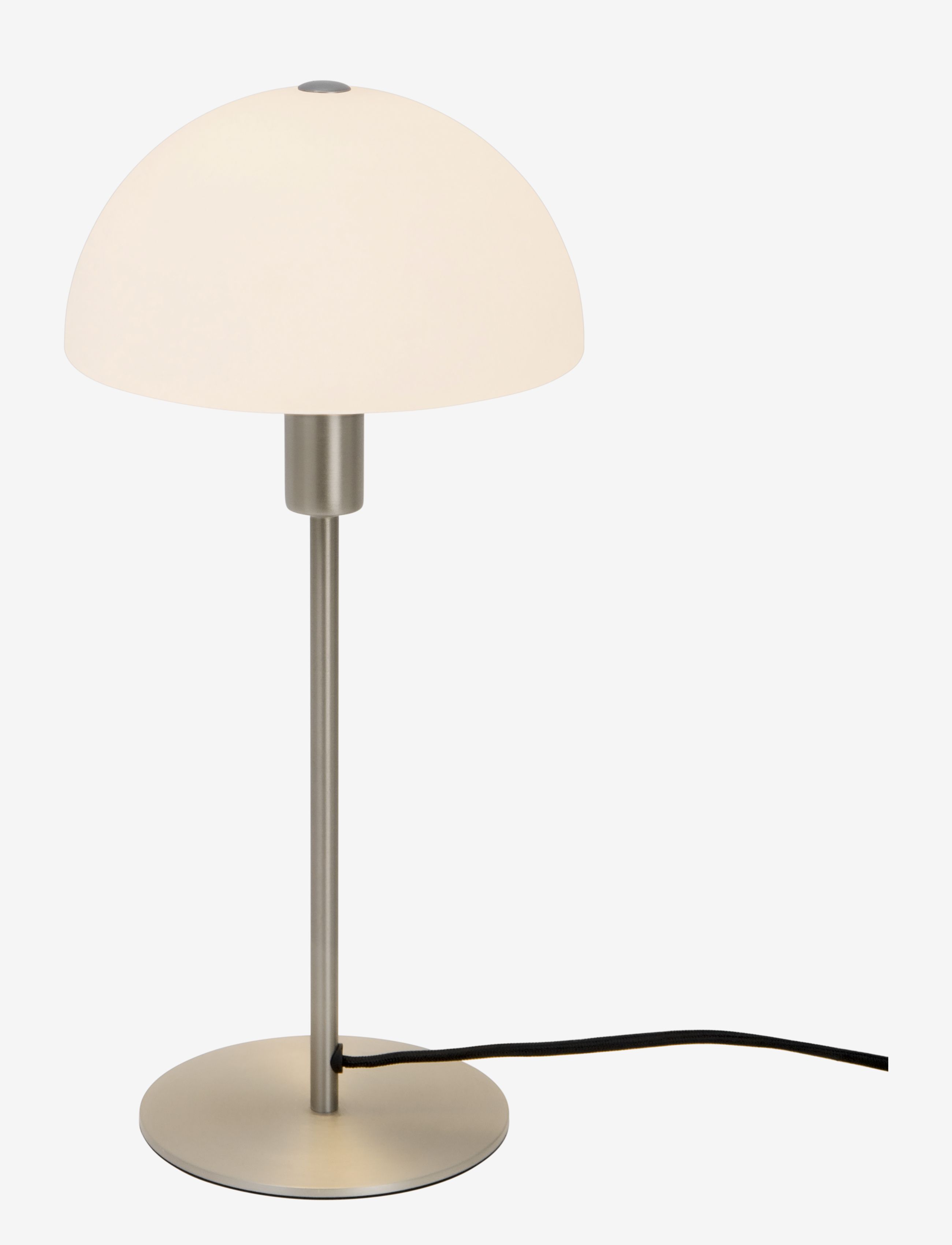 Nordlux Ellen/Bord/Opal/Sort, Bordlampe, Hvid, Str: H:41.5CM
