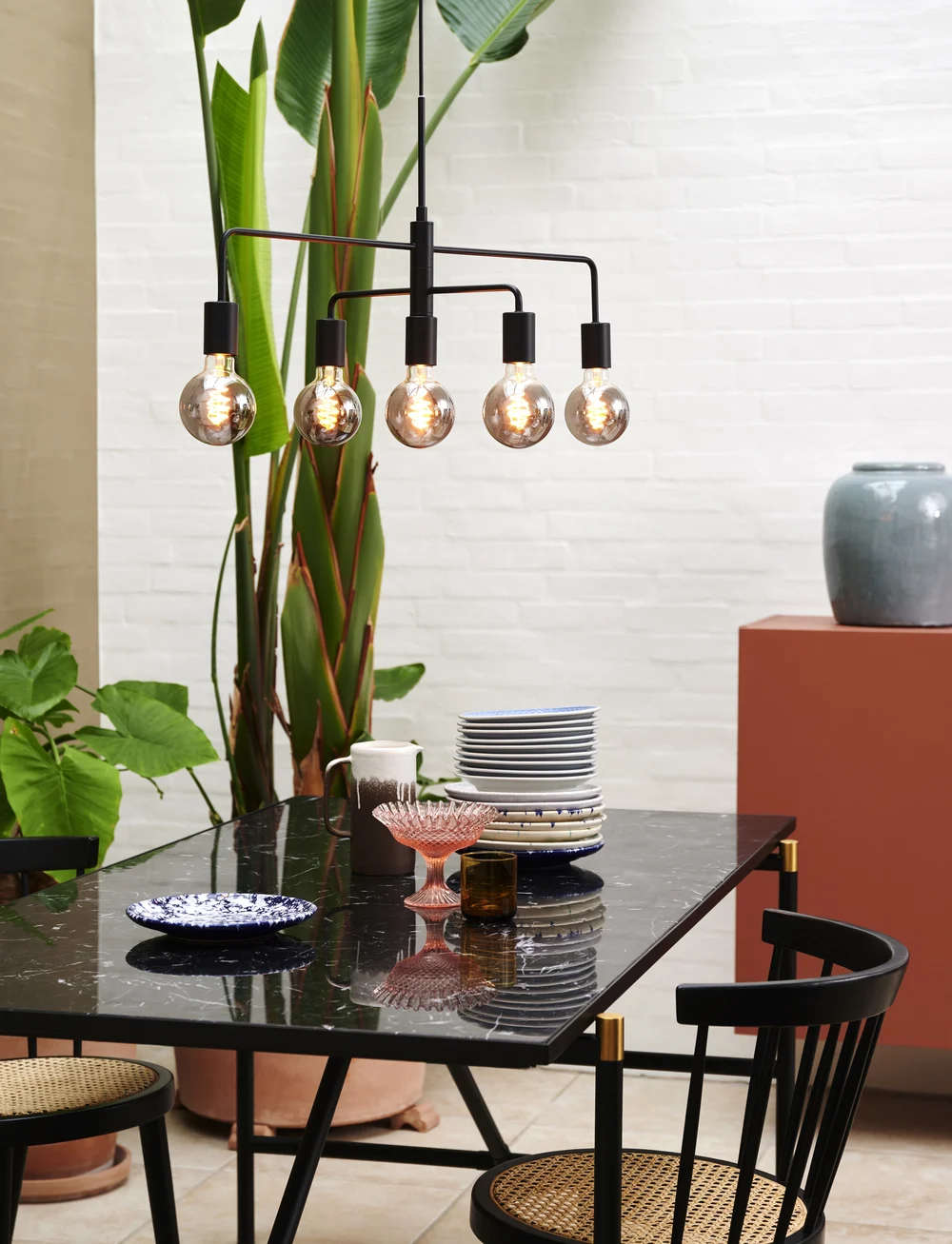 Nordlux - Gloom | 5-Pendant | - pendellampen - black - 4