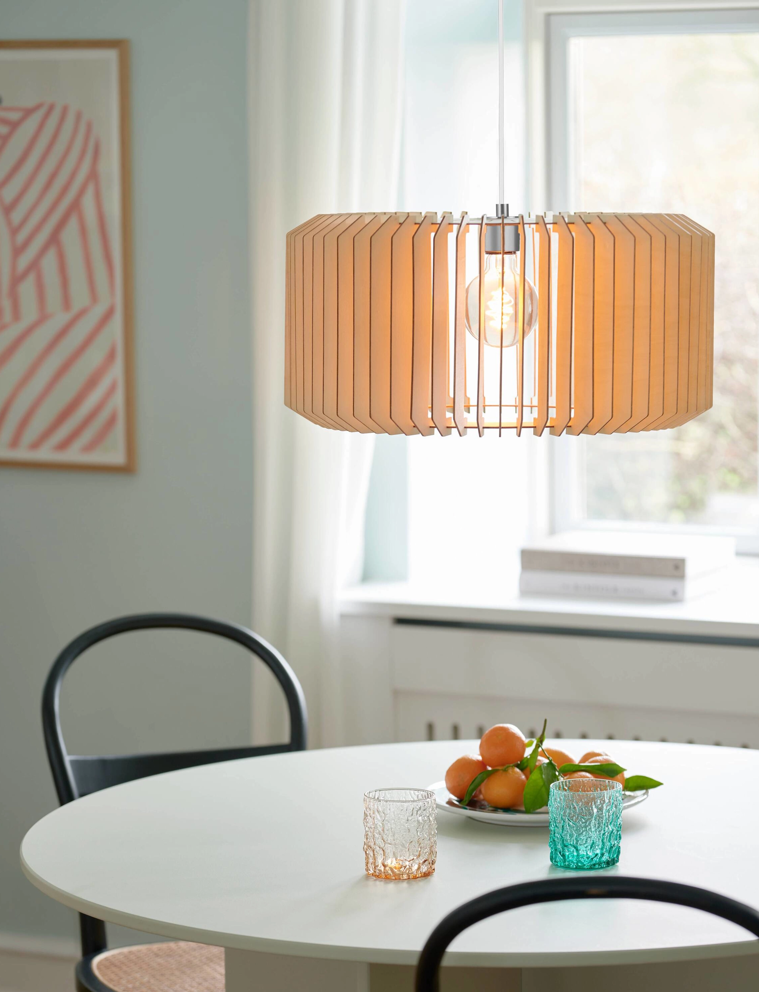 Nordlux Asti 50 | Pendel |, Ø 50 cm, Brown, Loftslamper > Pendellamper, Unisex