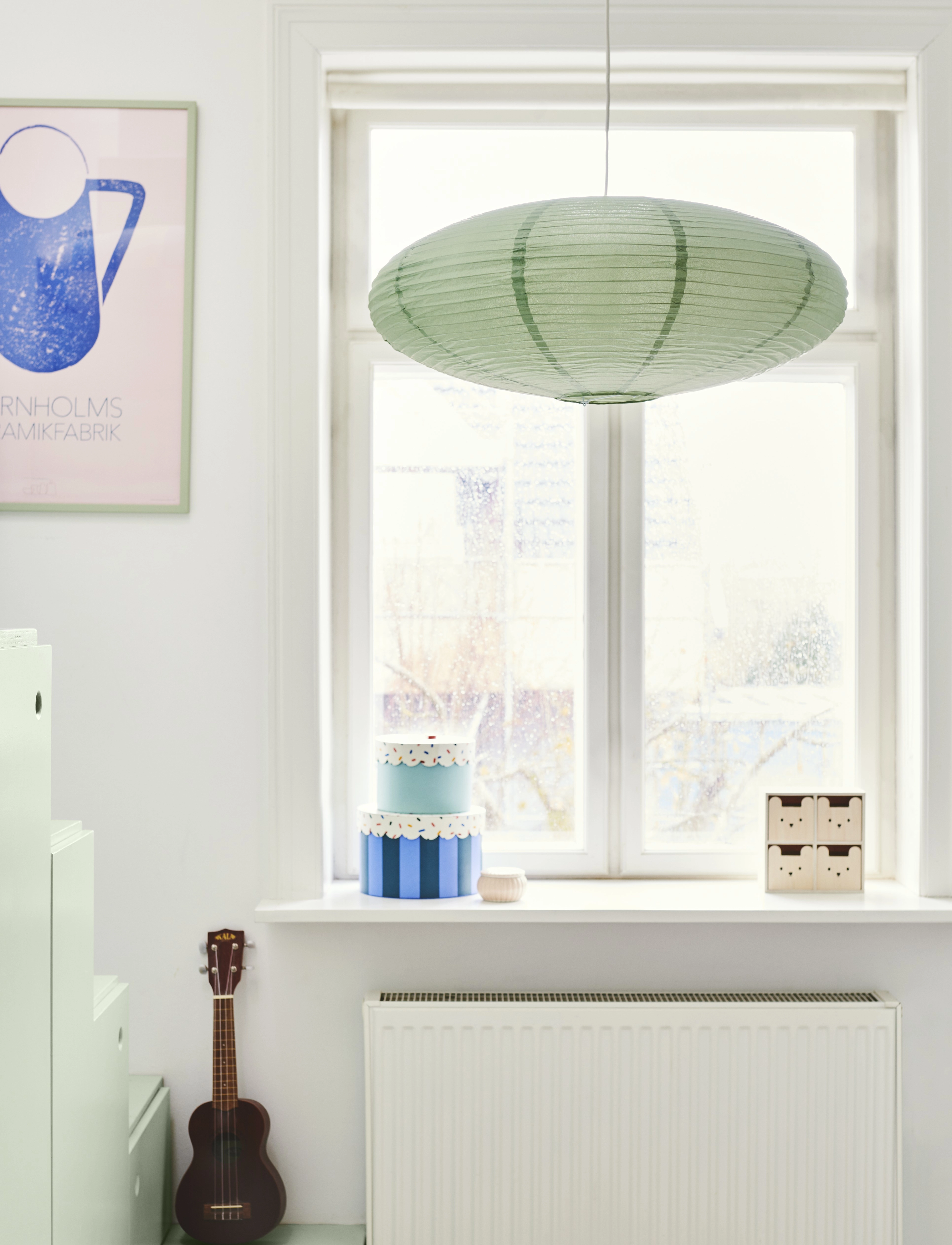Nordlux Villo 60 | Støvet Grøn, Ø60X24 cm, Lighting, Grün - Lamp Shades, Homeware