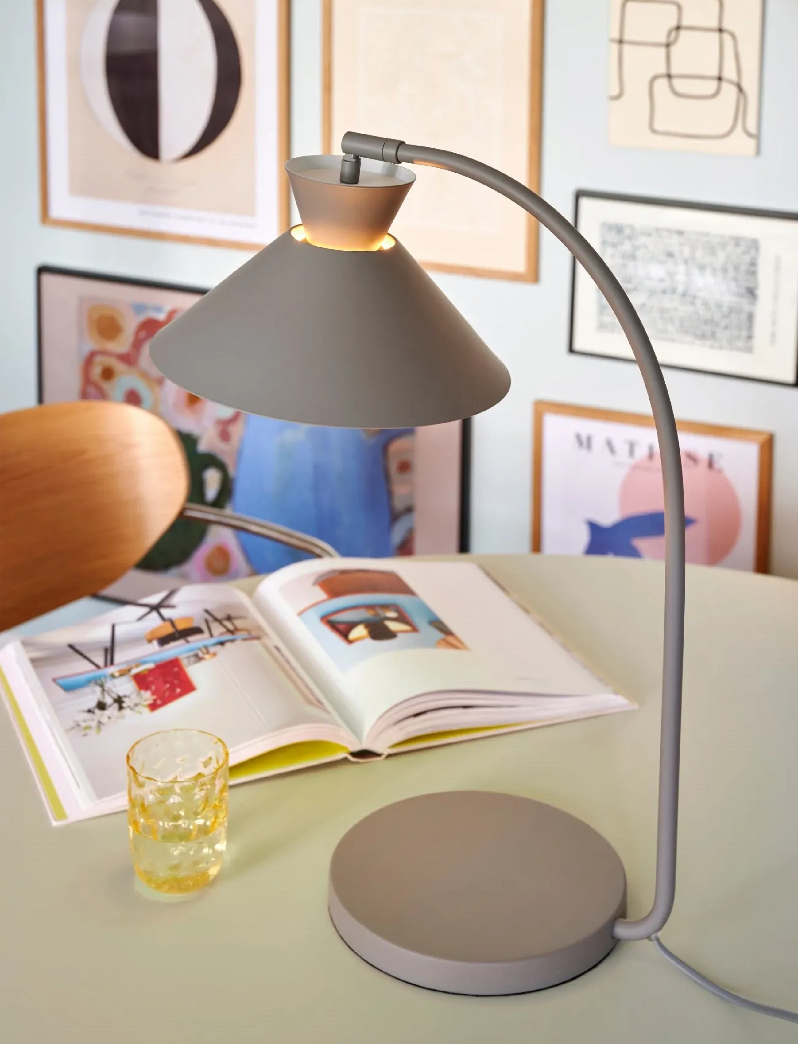 Nordlux Dial | Bordlampe, H51 cm, Lamps, Grau - Table Homeware