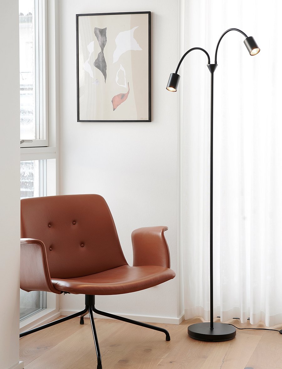 Nordlux - Explore | Dbl. Floor | - stehlampen - black - 0