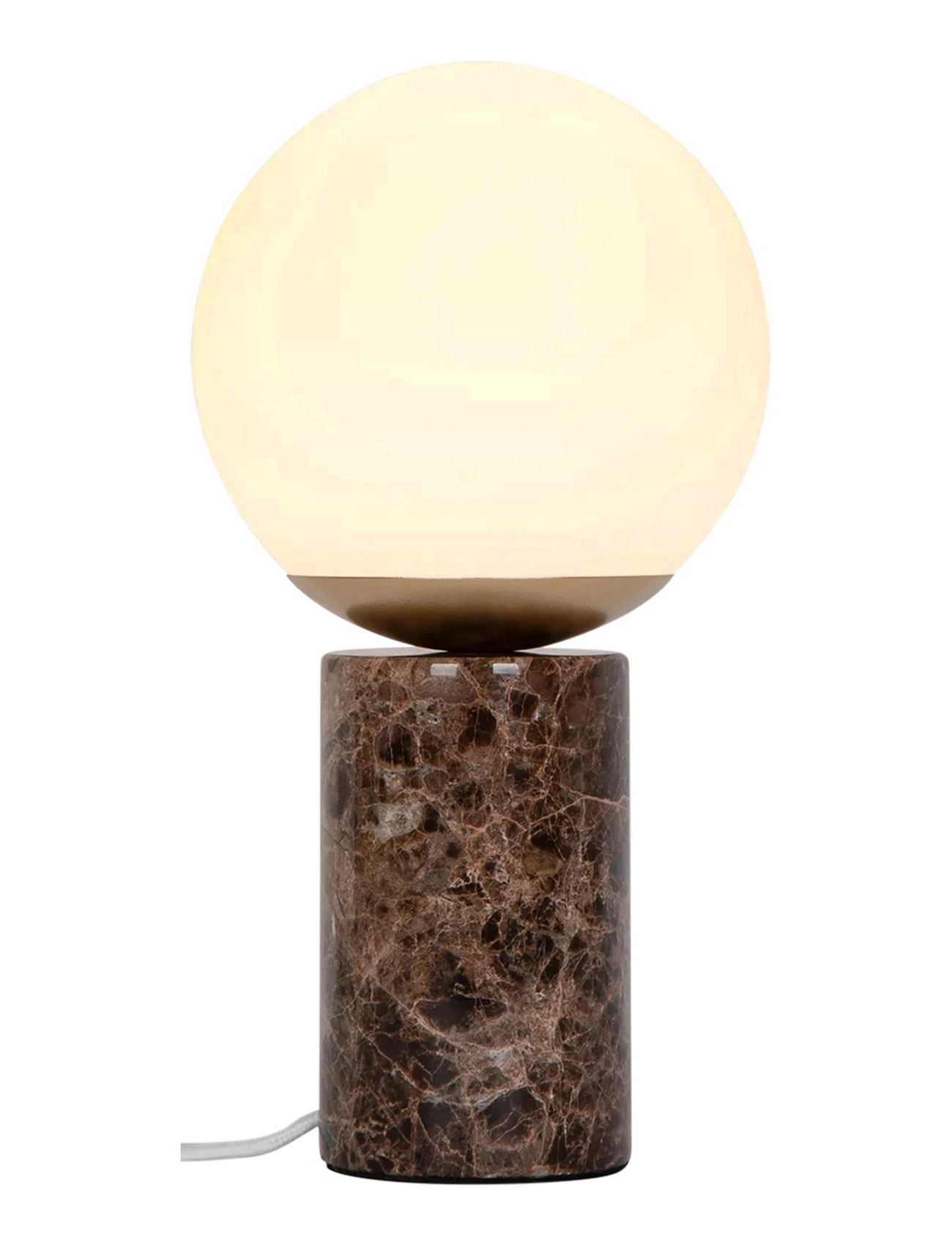 Nordlux Lilly Marble | Bordlampe |, Bordlampe, Brun, Str: H:285CM