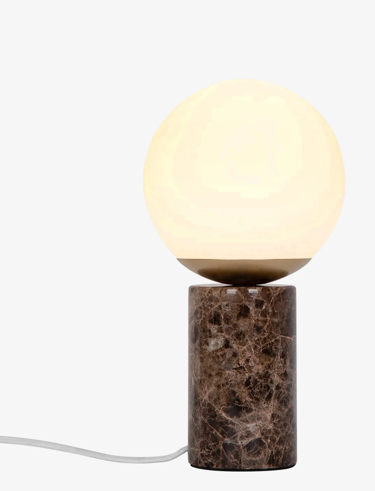 Nordlux - Lilly Marble | Bordslampa | - bordslampor - brown - 0
