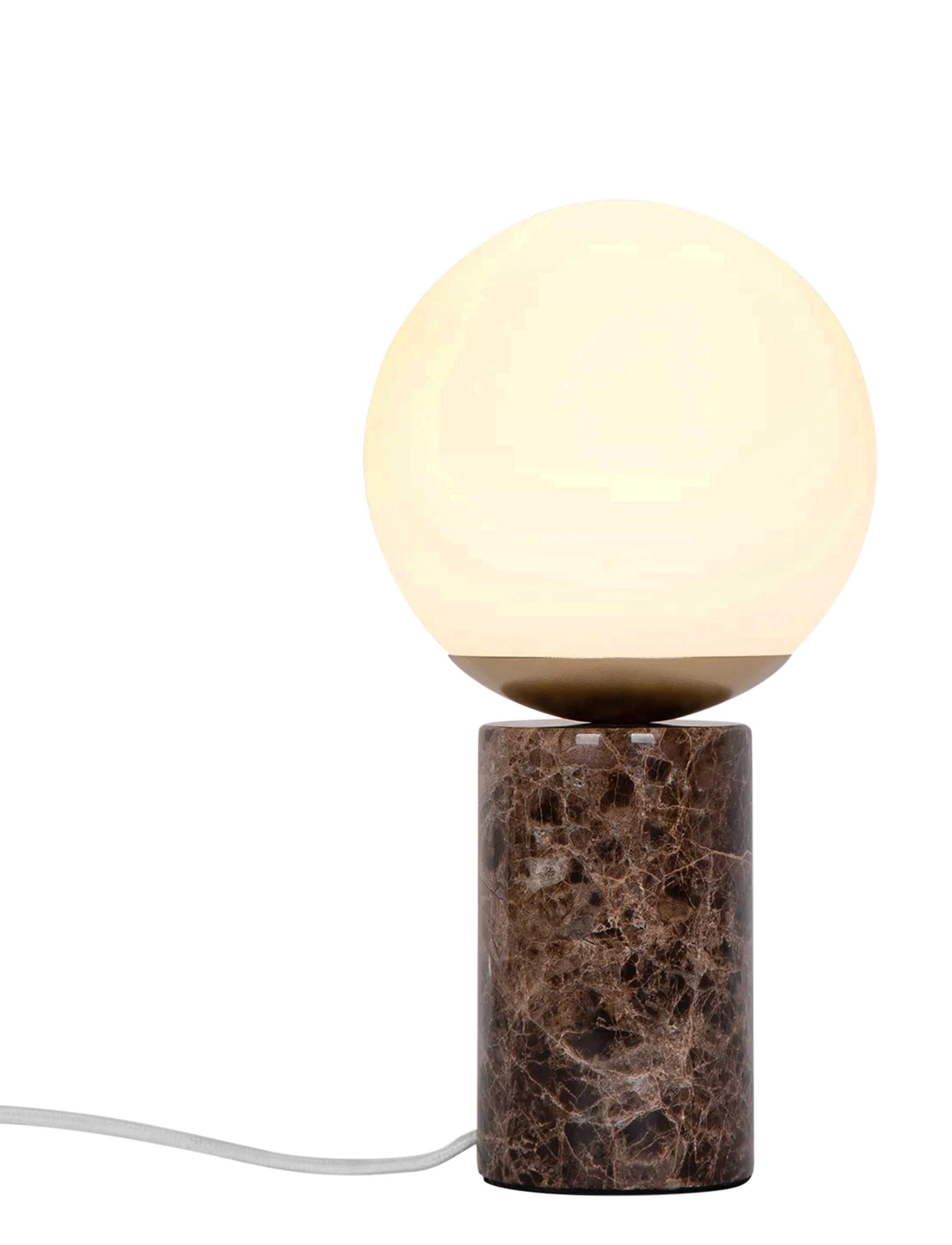 Nordlux Lilly Marble | Table lamp | - Lambid - BROWN / brown