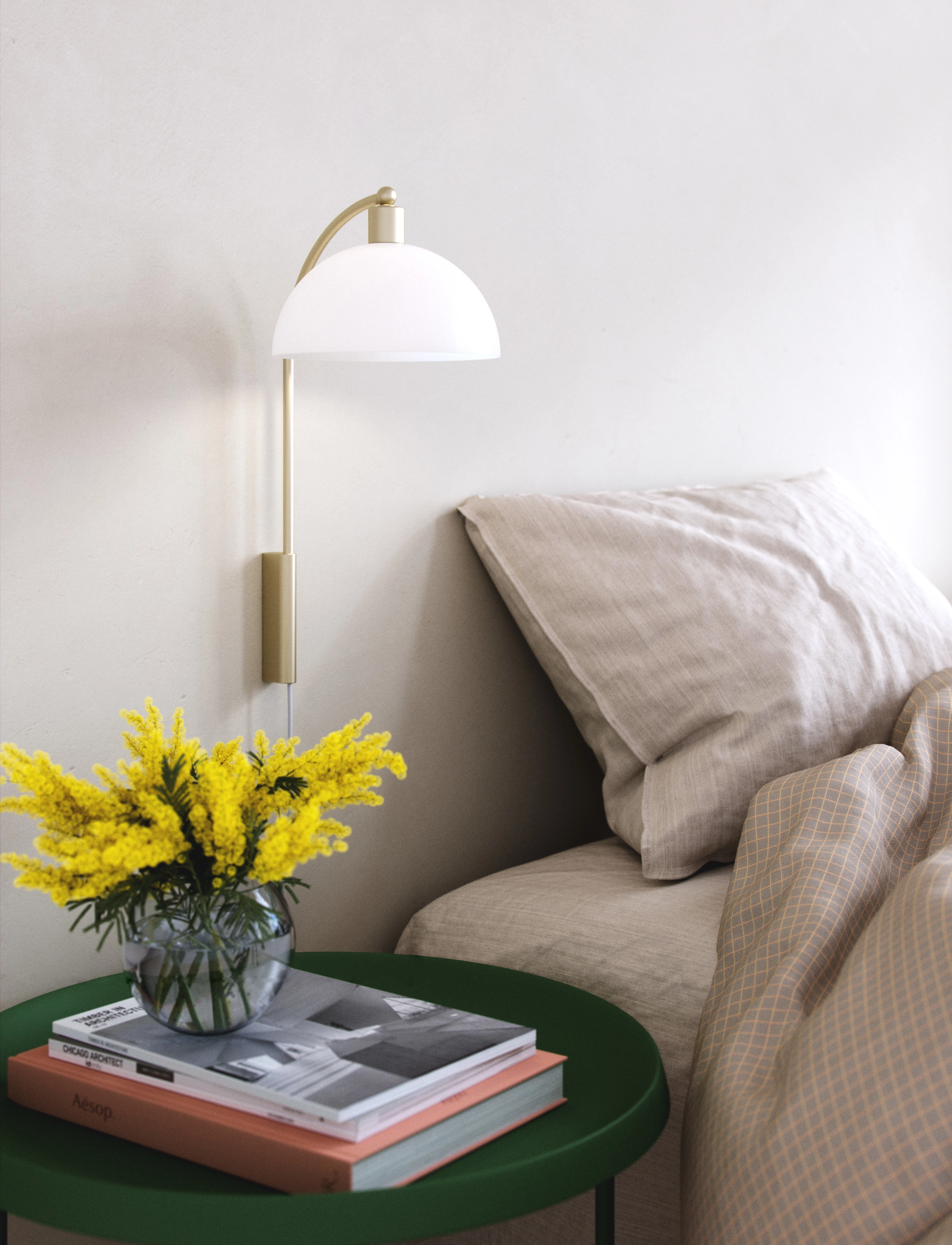 Nordlux Ellen 20 | Wall Light | Brass,,,Gold Gr.Ø20X43.0CM
