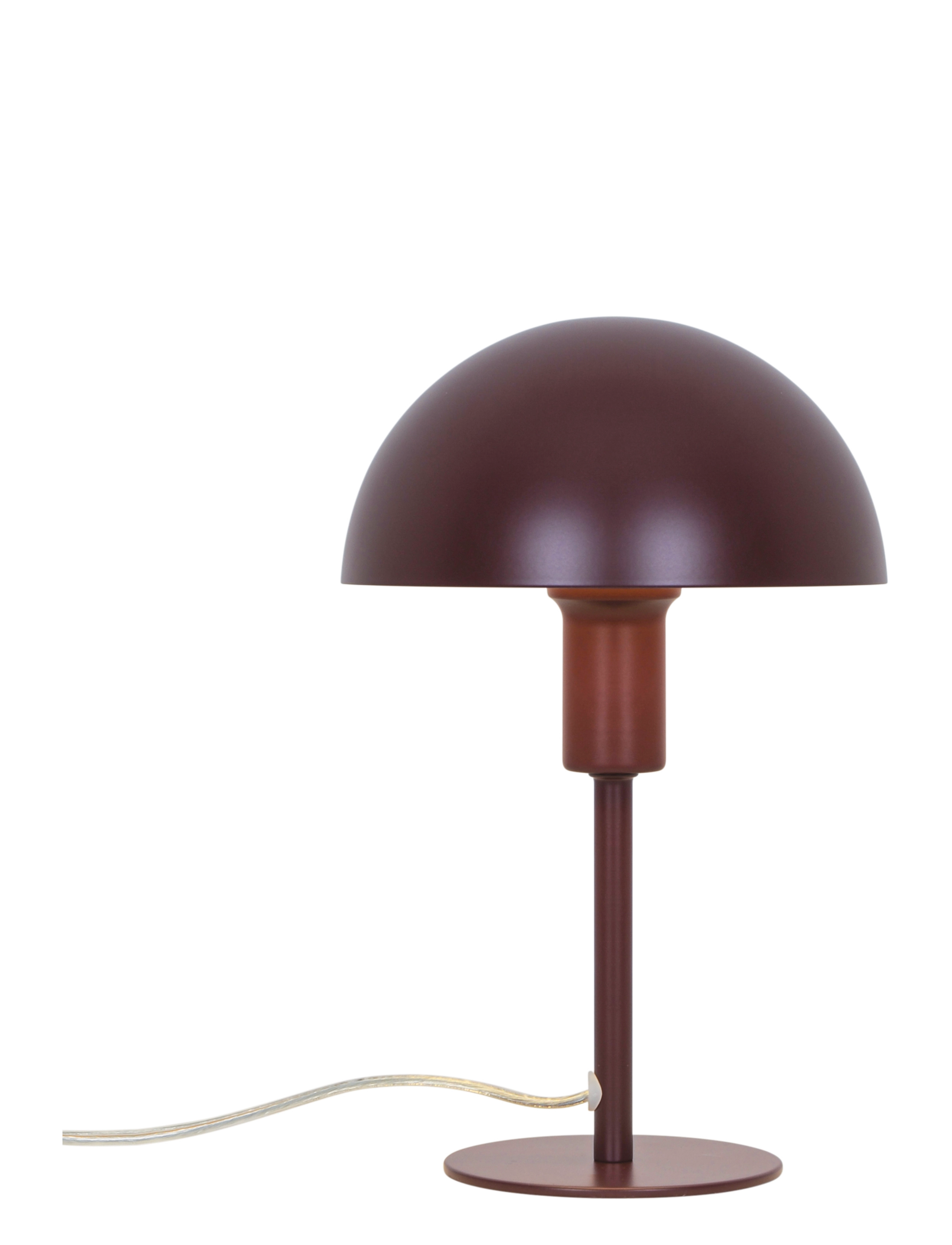 Nordlux Ellen Mini | Bordlampe, Bordlampe, Bordeaux, Str: H25CM