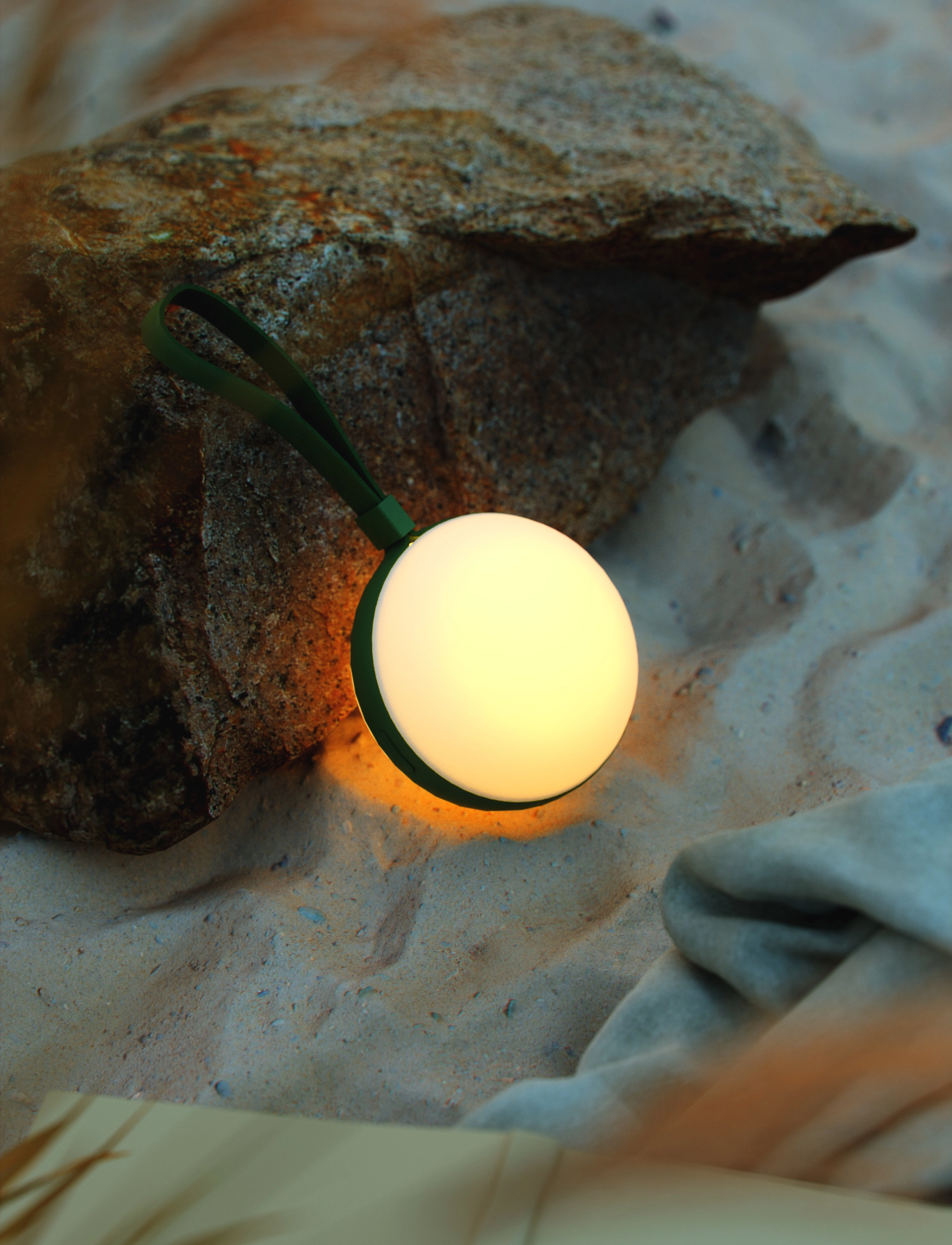 Nordlux Bring To-Go 12 | Batterilampe, One Size, Ceiling Lamps, Grün - Pendant Homeware