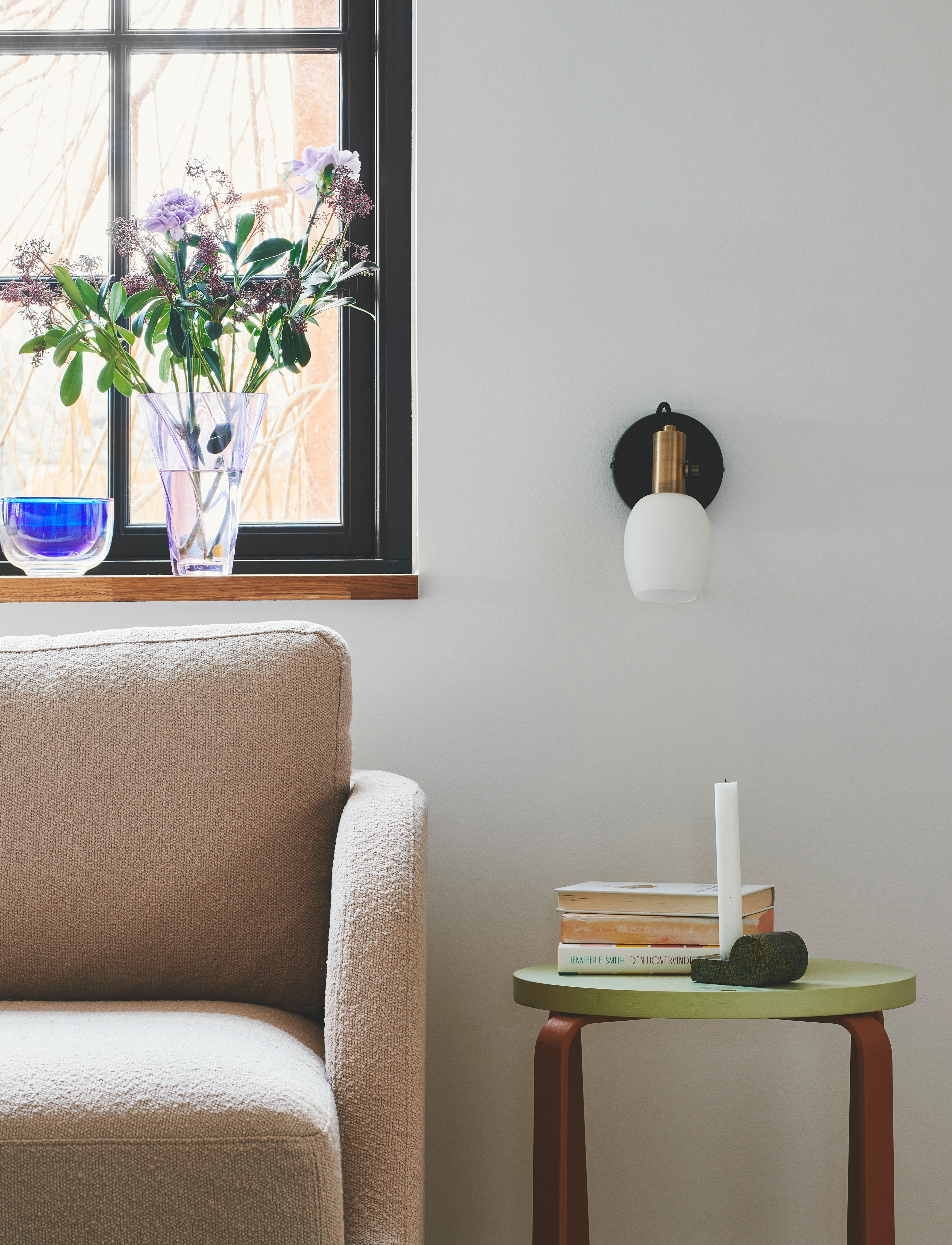 Nordlux Arild | Væglampe, Ø9.3X20 cm, Lamps, Schwarz - Wall Homeware