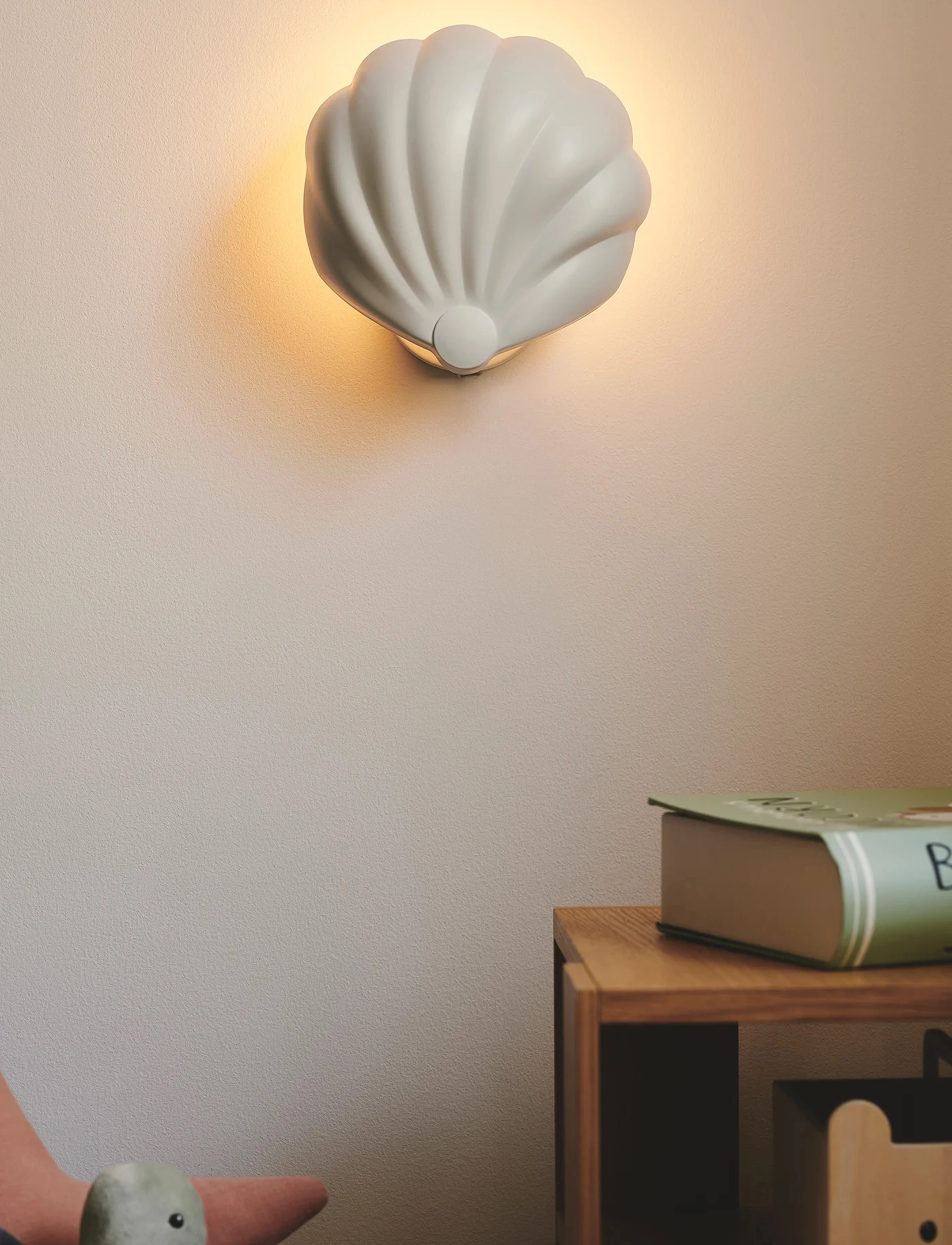 Nordlux Konchi | Væglampe, Ø10.5X20.5 cm, Lamps, Weiß - Wall Homeware