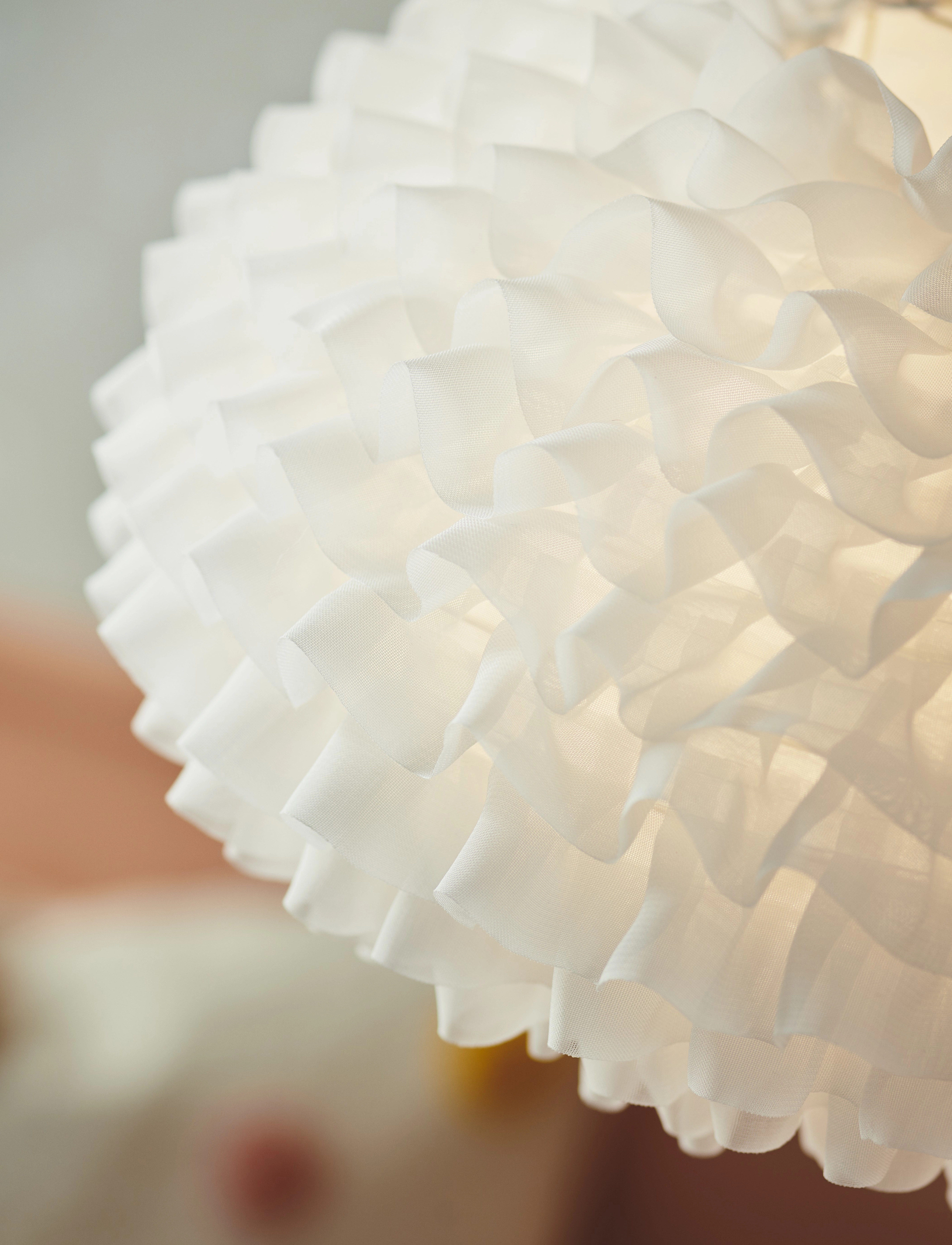 Nordlux - Villo 30 | Lampeskærm | Hvid Chiffon - white - 5