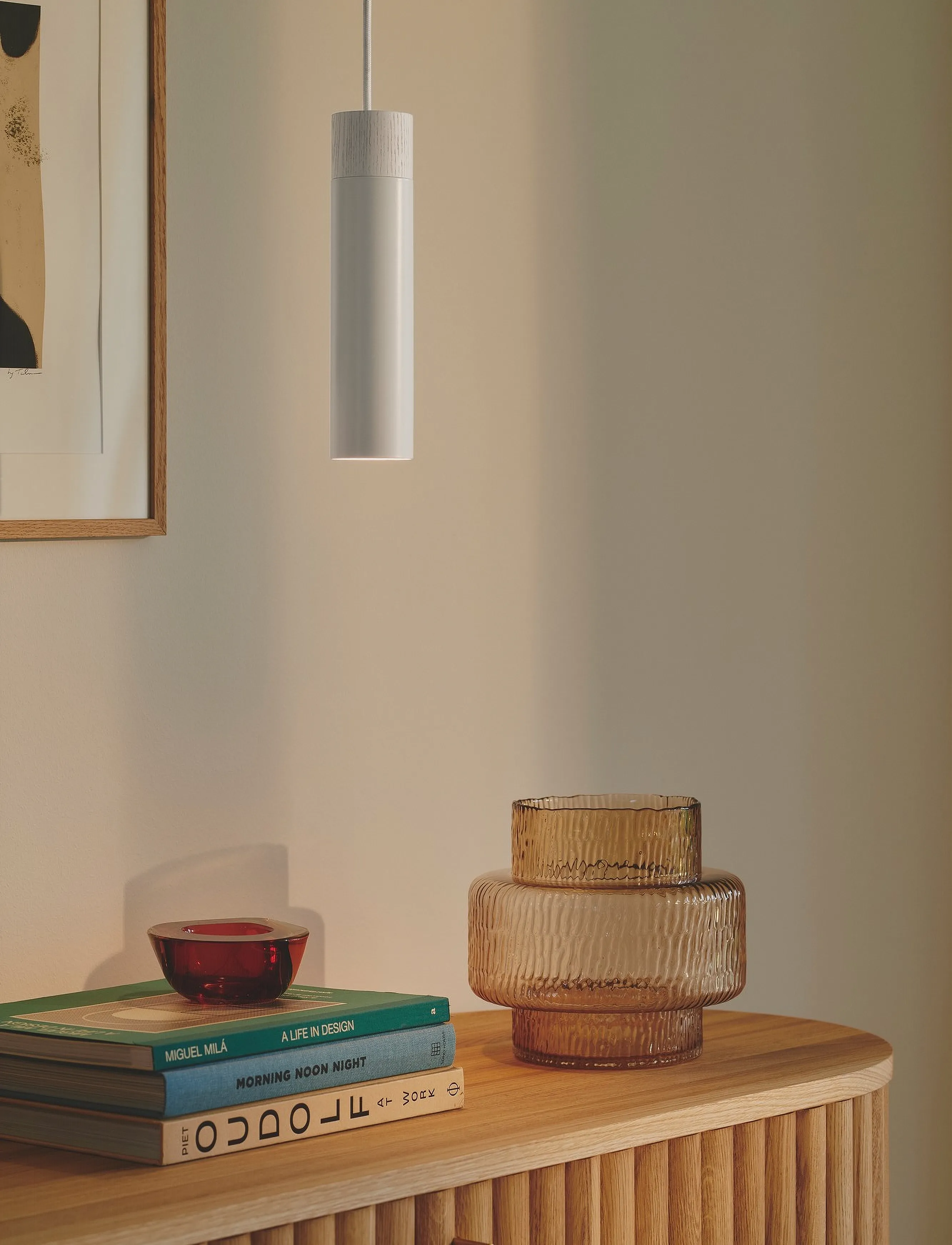 Nordlux Tilo | Pendel, Ø 6 cm, Lamps, Weiß - Ceiling Homeware