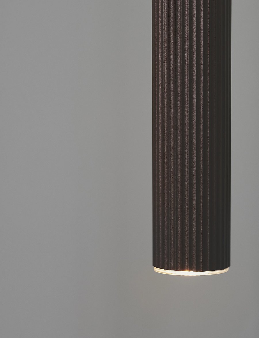 Nordlux - Vico | Pendant - rippvalgustid - brown metallic - 0