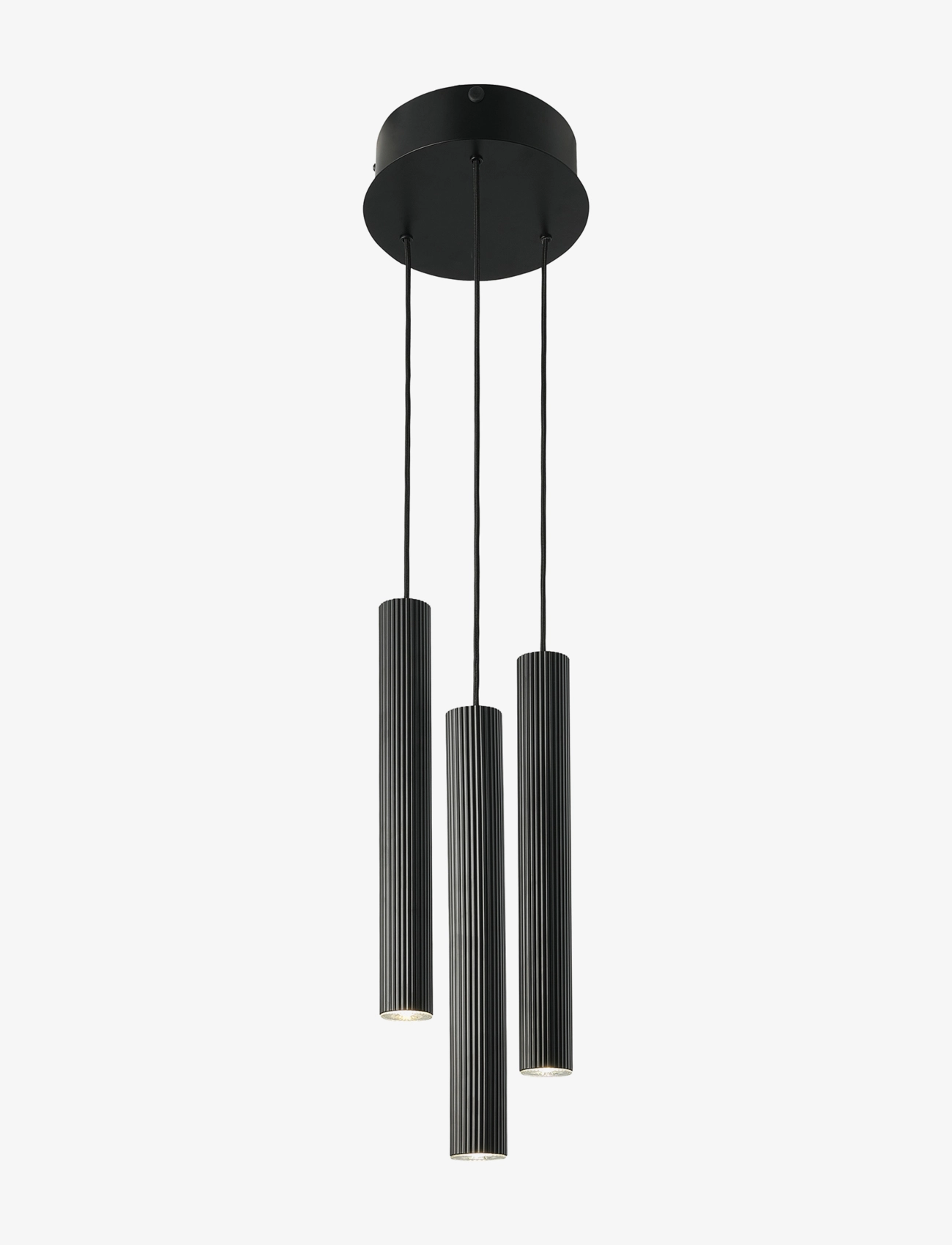 Nordlux Vico 3-Rondel | Pendel, Pendellampe, Sort, Str: Ø 22 cm