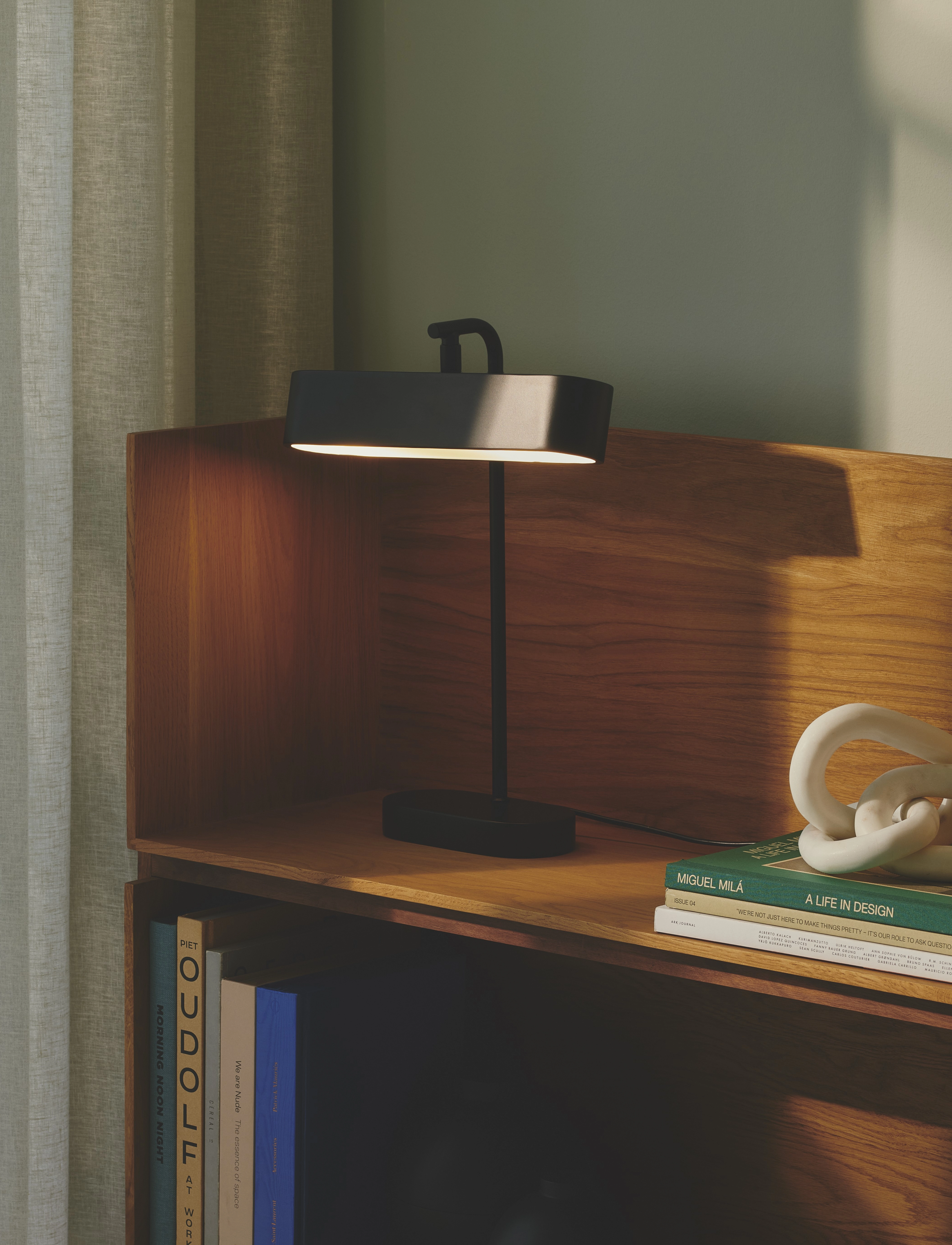 Nordlux Merlin | Bordlampe, H41 cm, Lamps, Schwarz - Table Homeware