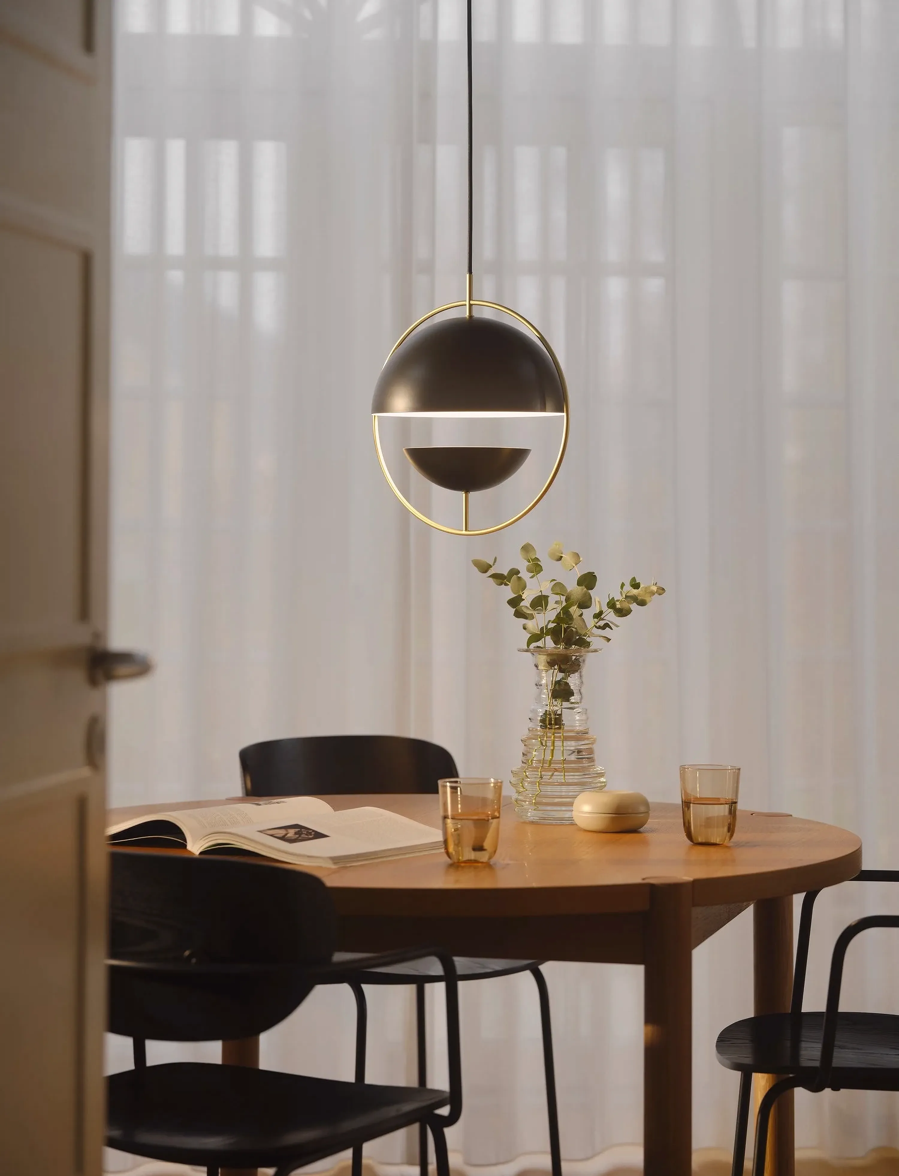 Nordlux Tavia | Pendel, Ø 33 cm, Jewellery, Schwarz - Pendants, Homeware
