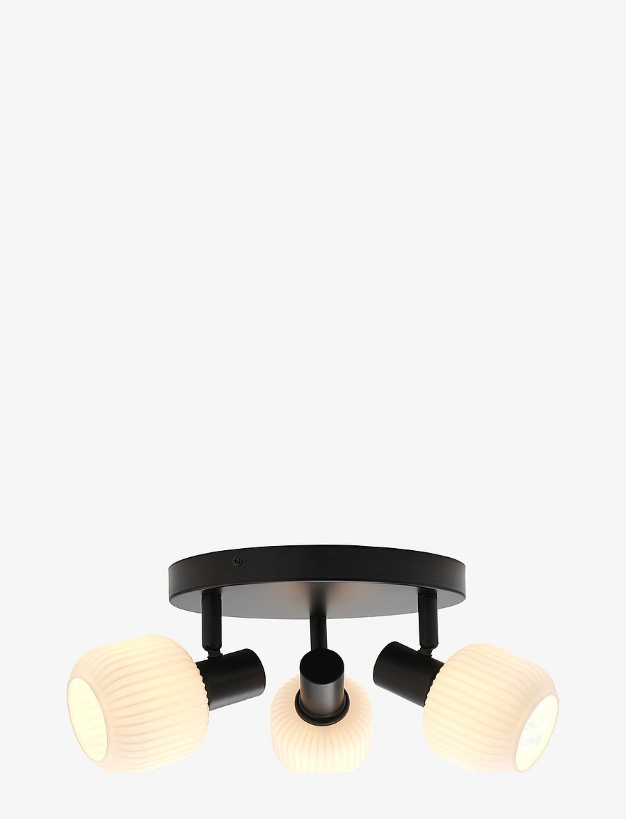 Nordlux - Milford Mini 3-Rondel | Ceiling light - deckenspots - black - 3