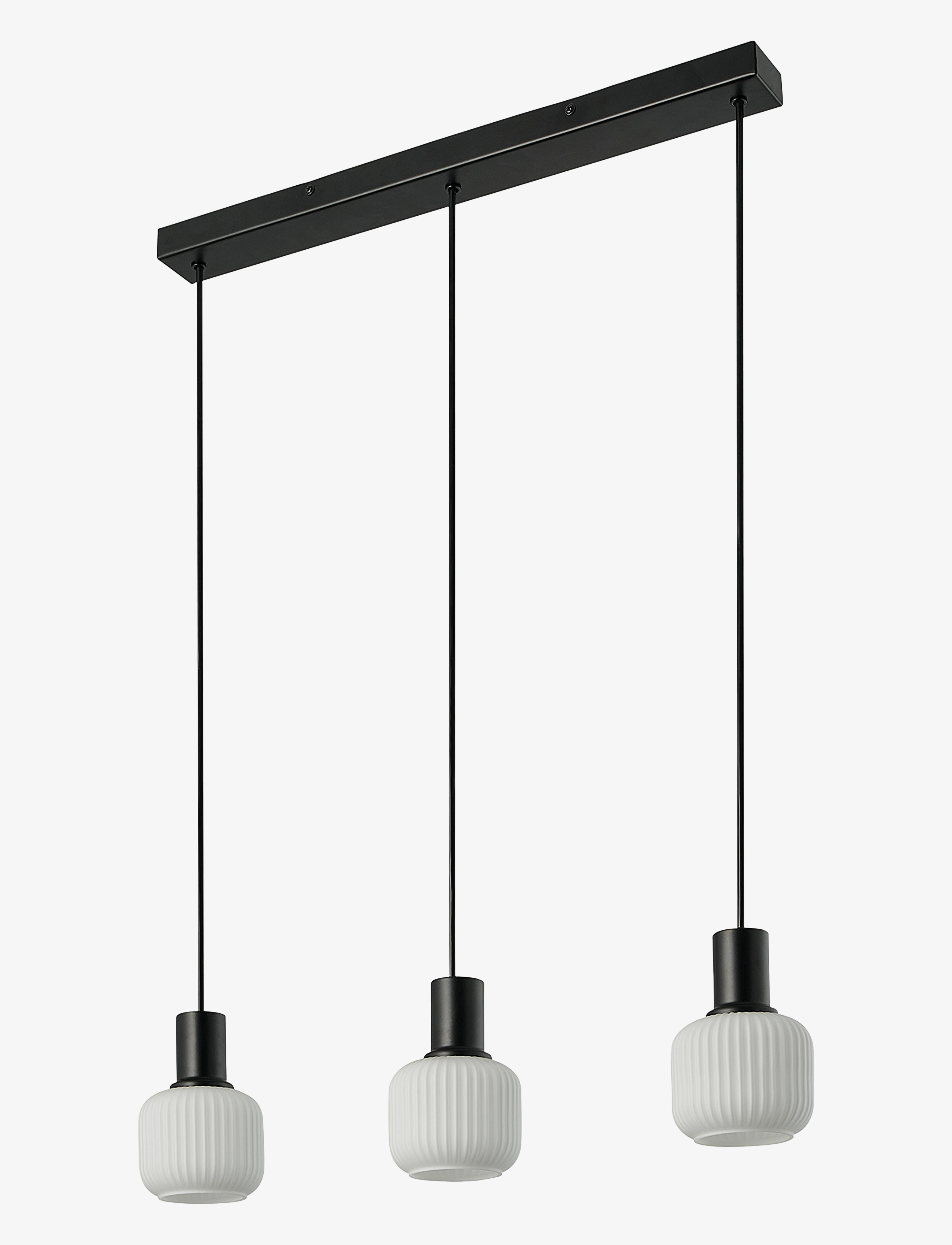 Nordlux Milford Mini 3-Rail | Pendel, Pendellampe, Sort, Str: L52CM