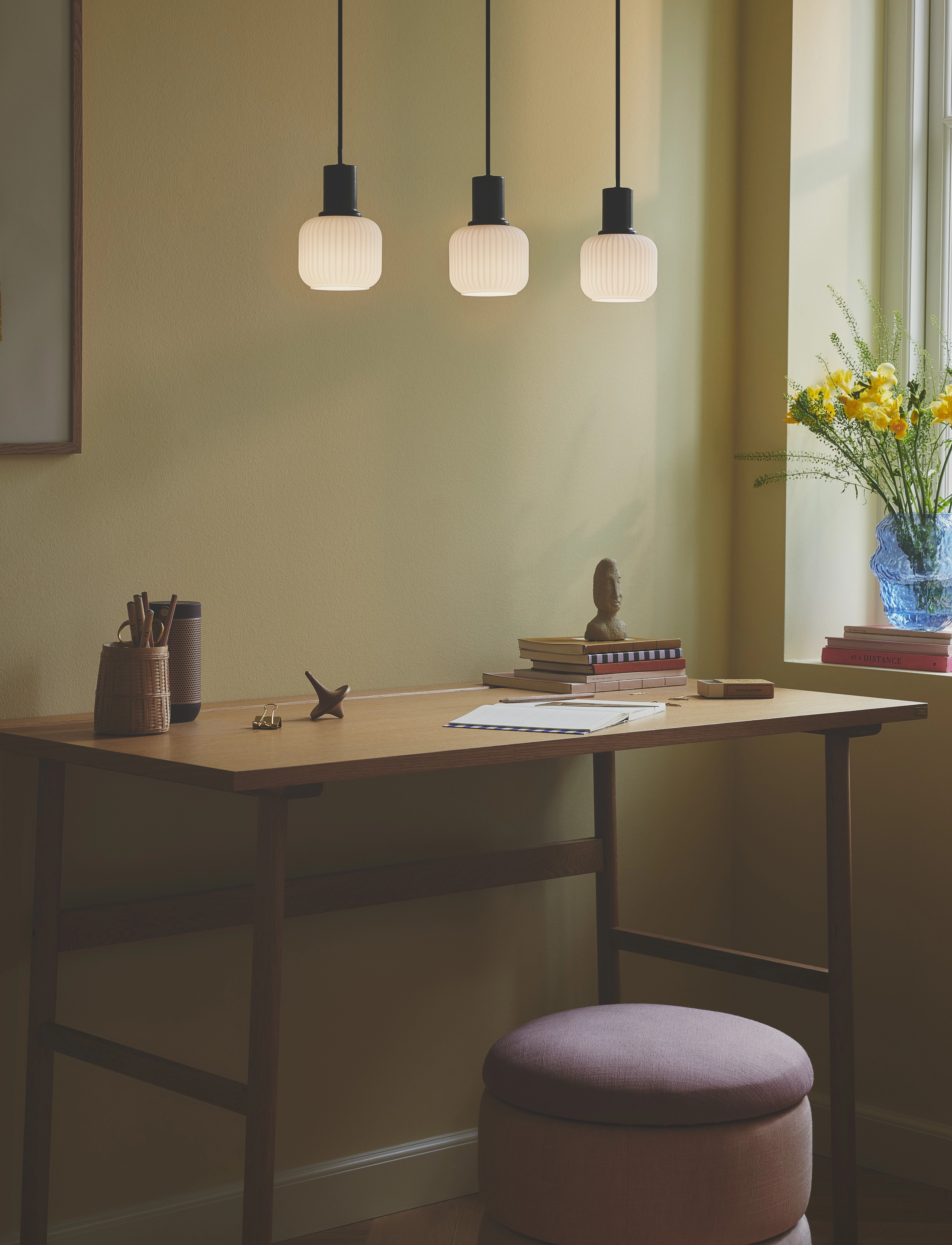 Nordlux Milford Mini 3-Rail | Pendel, L52 cm, Ceiling Lamps, Schwarz - Pendant Homeware