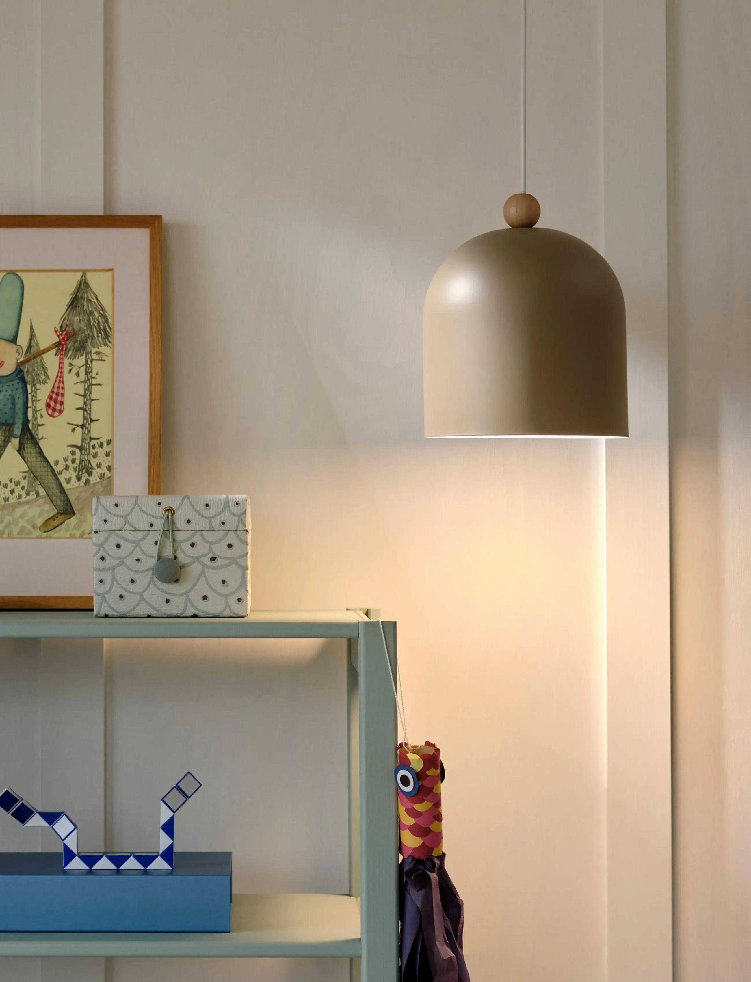Nordlux Gaston | Pendel, Ø 20 cm, Ceiling Lamps, Beige - Pendant Homeware
