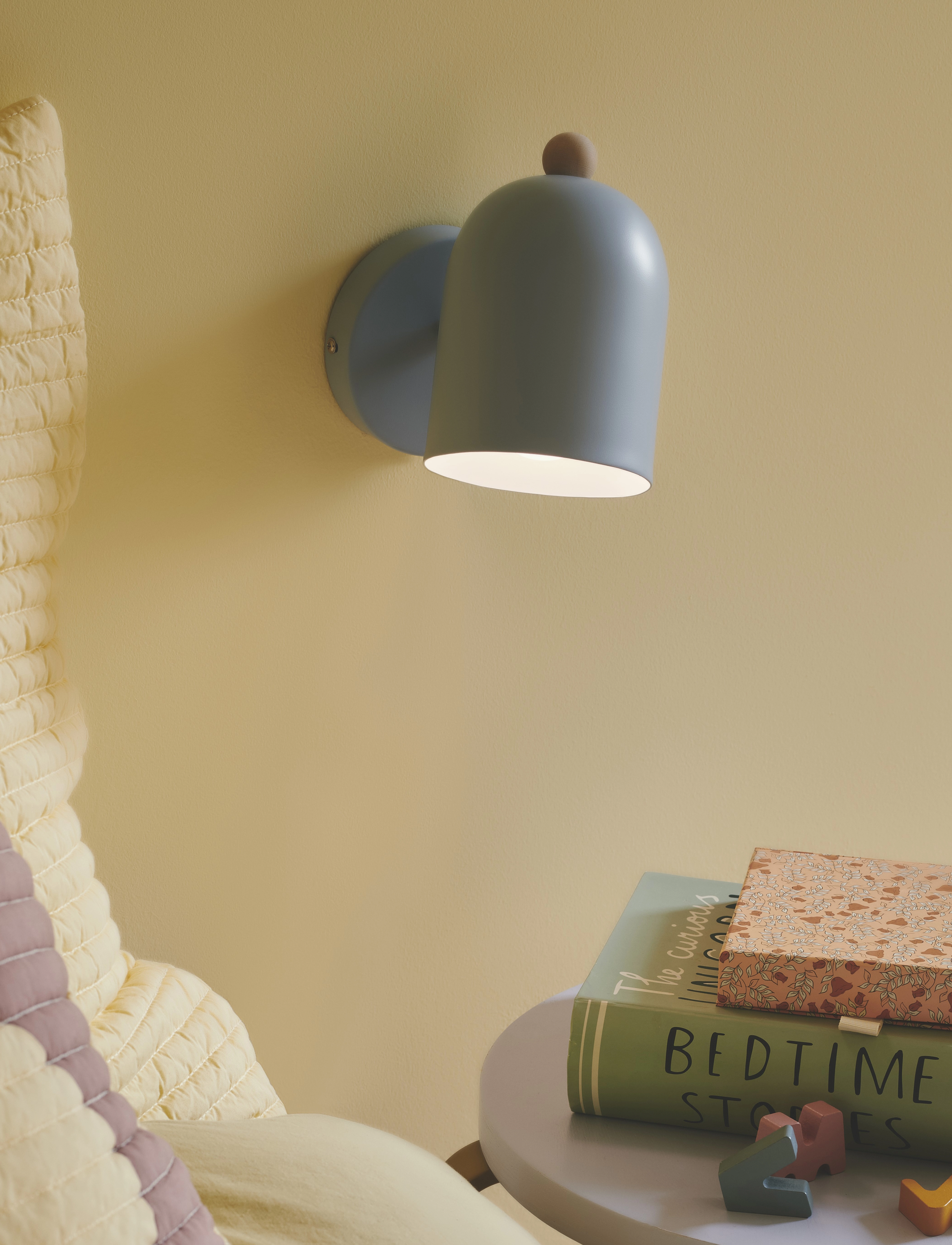 Nordlux Gaston | Væglampe, Ø 19.5 cm, Lamps, Blau - Wall Homeware