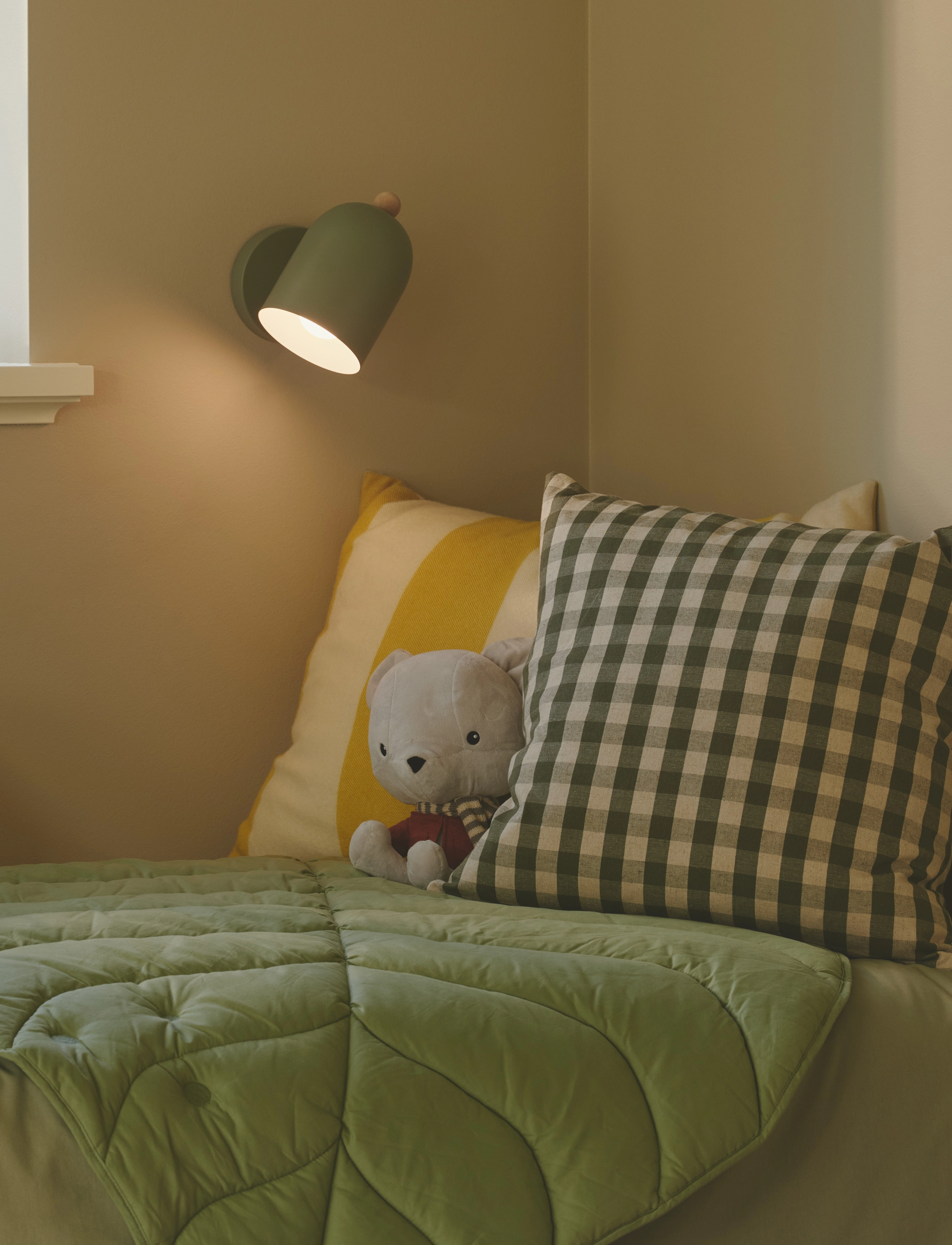 Nordlux Gaston | Væglampe, Ø 19.5 cm, Lamps, Grün - Wall Homeware