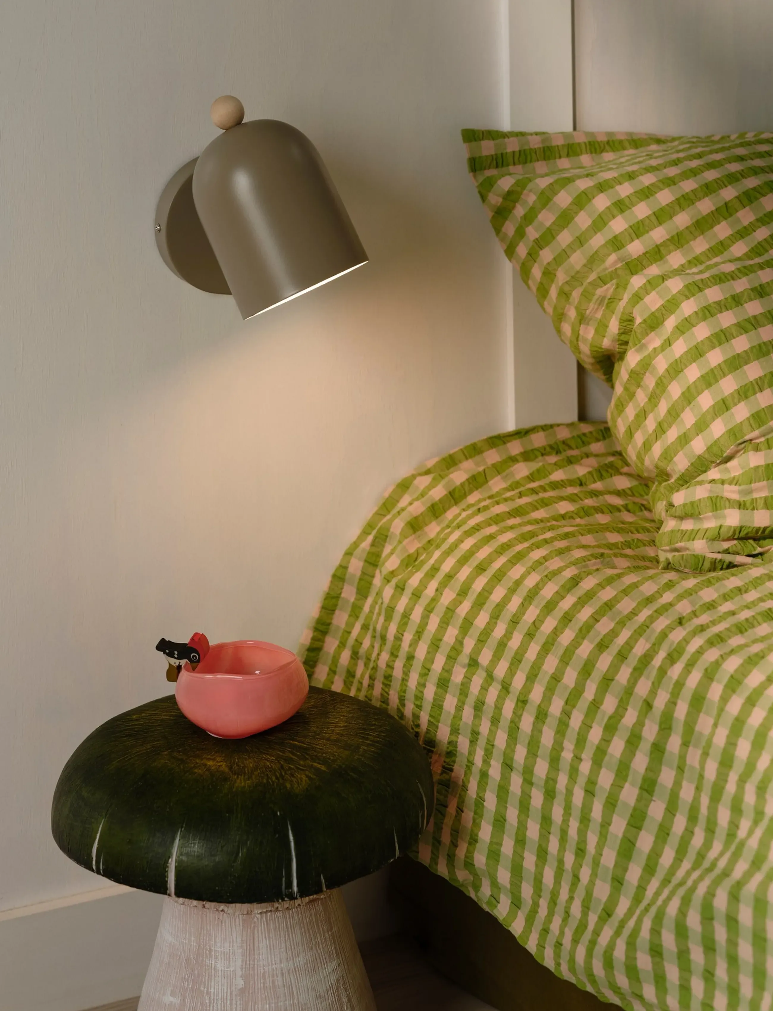 Nordlux Gaston | Væglampe, Ø 19.5 cm, Lamps, Braun - Wall Homeware