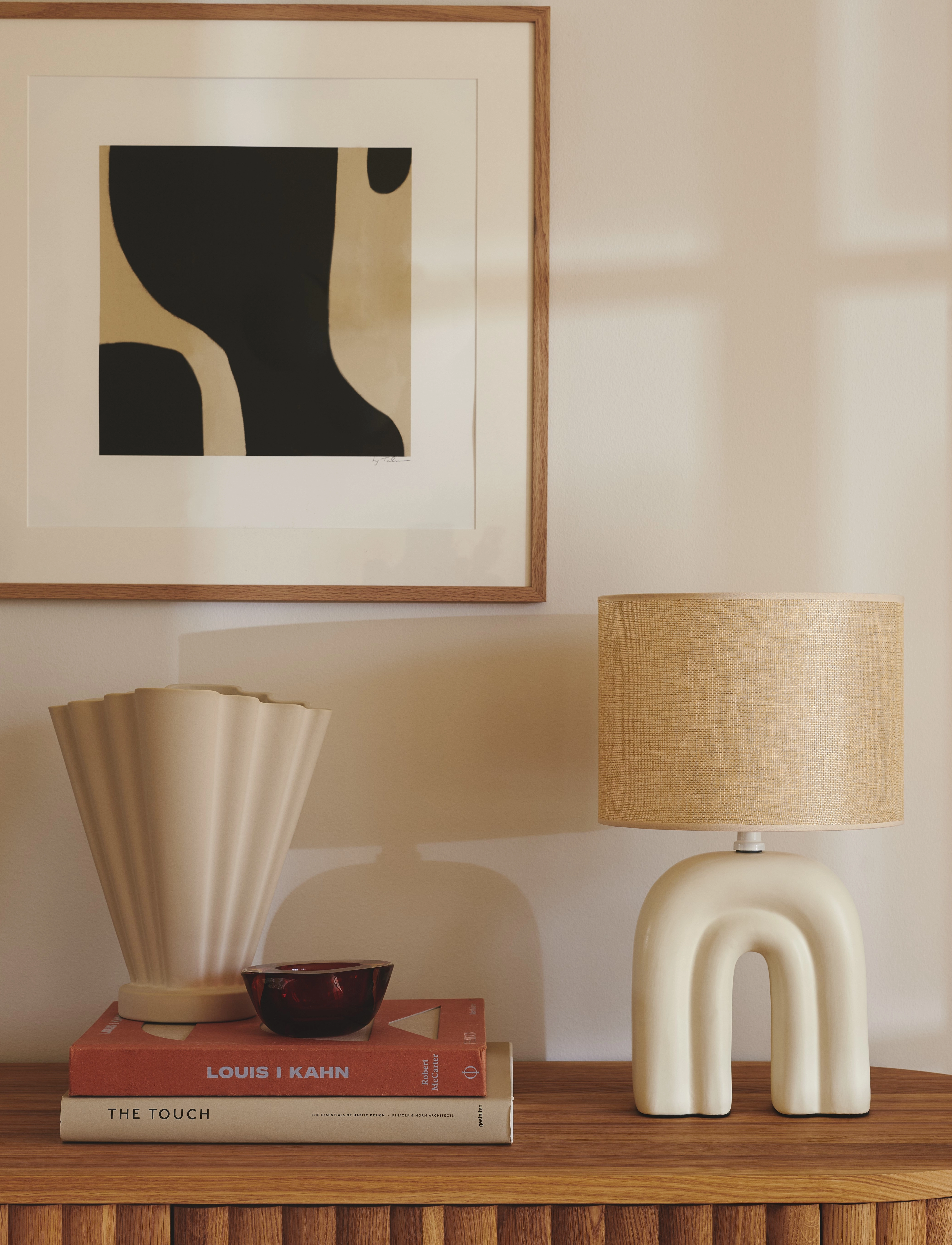 Nordlux Haze | Bordlampe, H42 cm, Lamps, Beige - Table Homeware