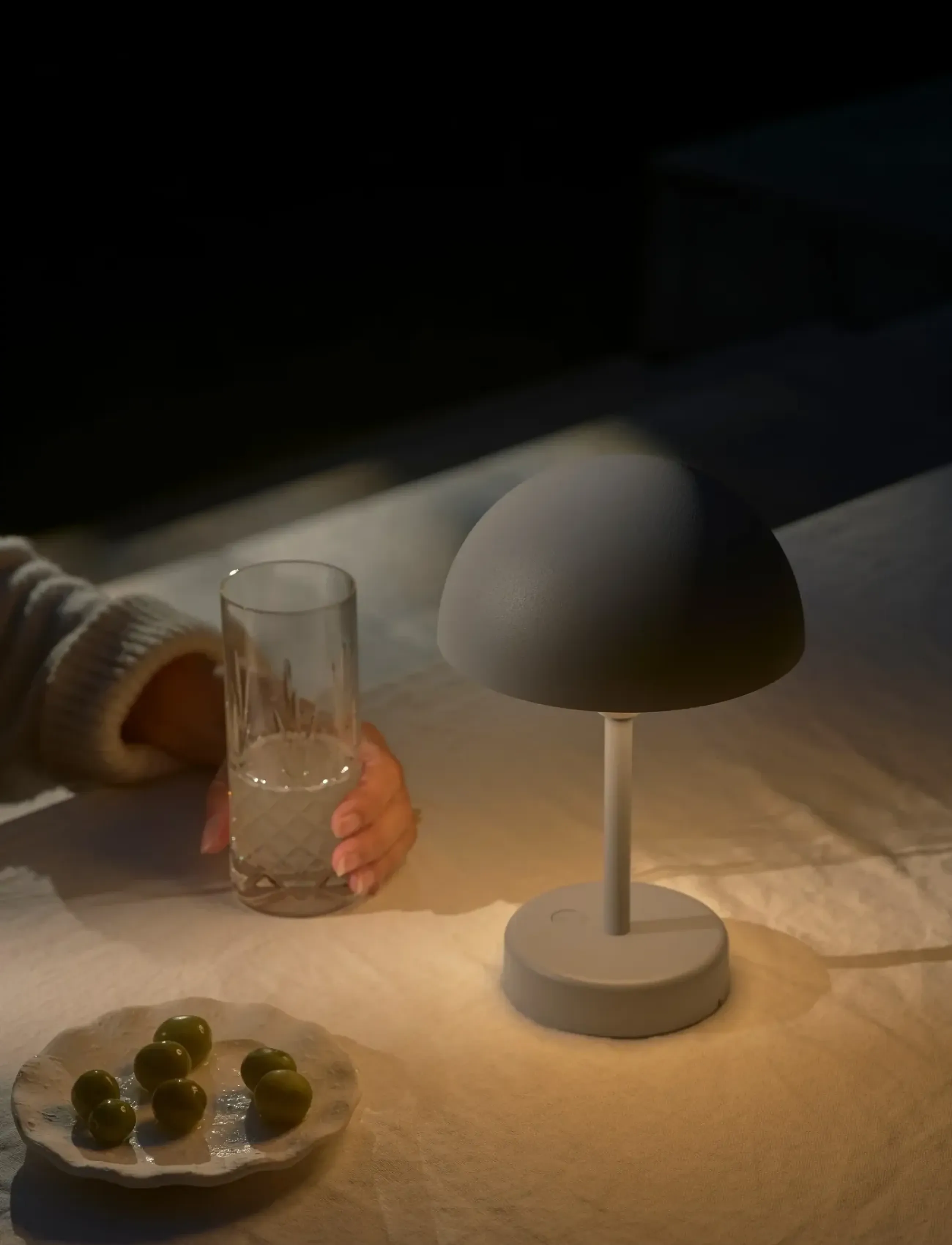 Nordlux Ellen To-Go | Batterilampe, H25C, Lamps, Grau - Table Homeware