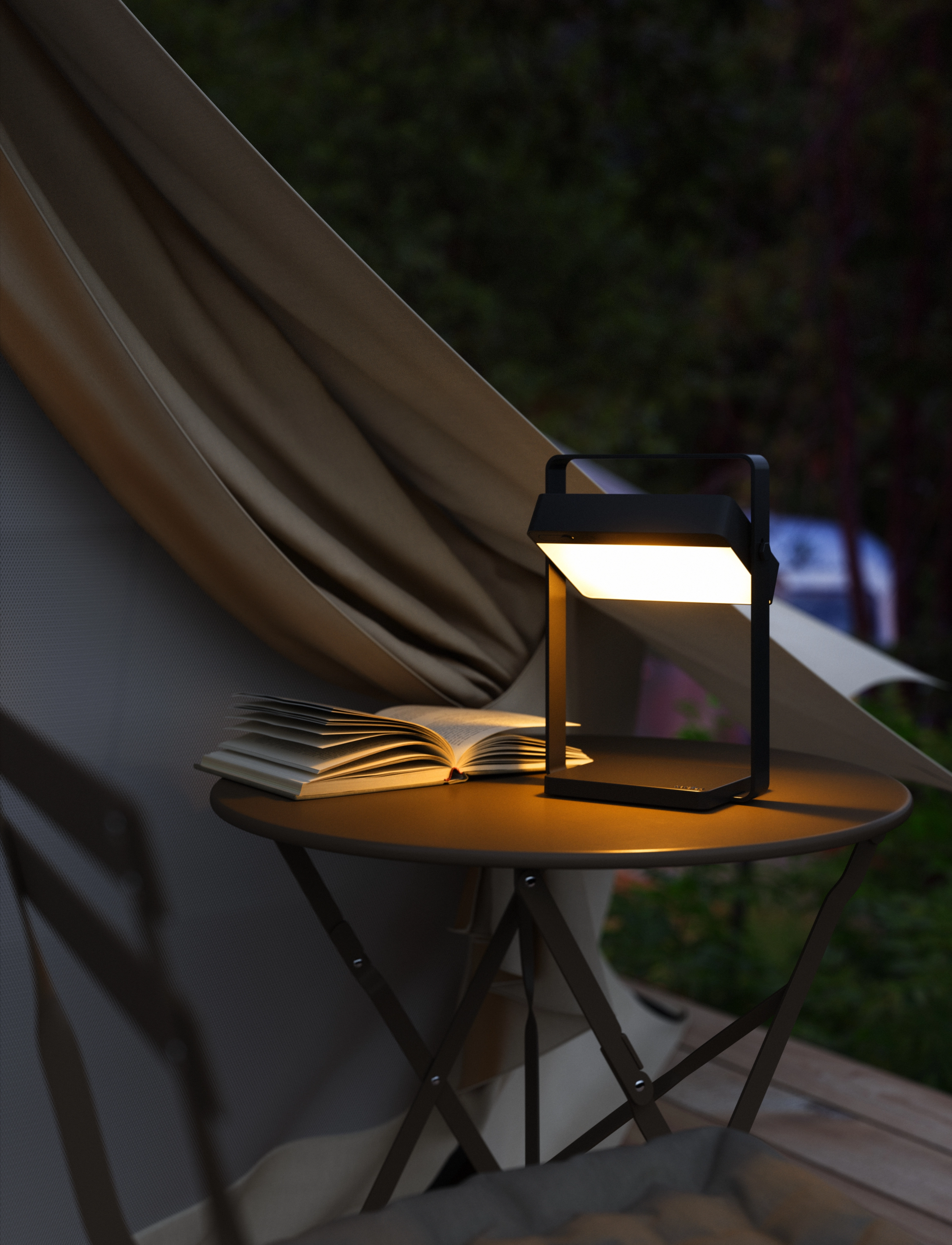 Nordlux Saulio To-Go | Solcellelampe, H23.6 cm, Lamps, Schwarz - Table Homeware