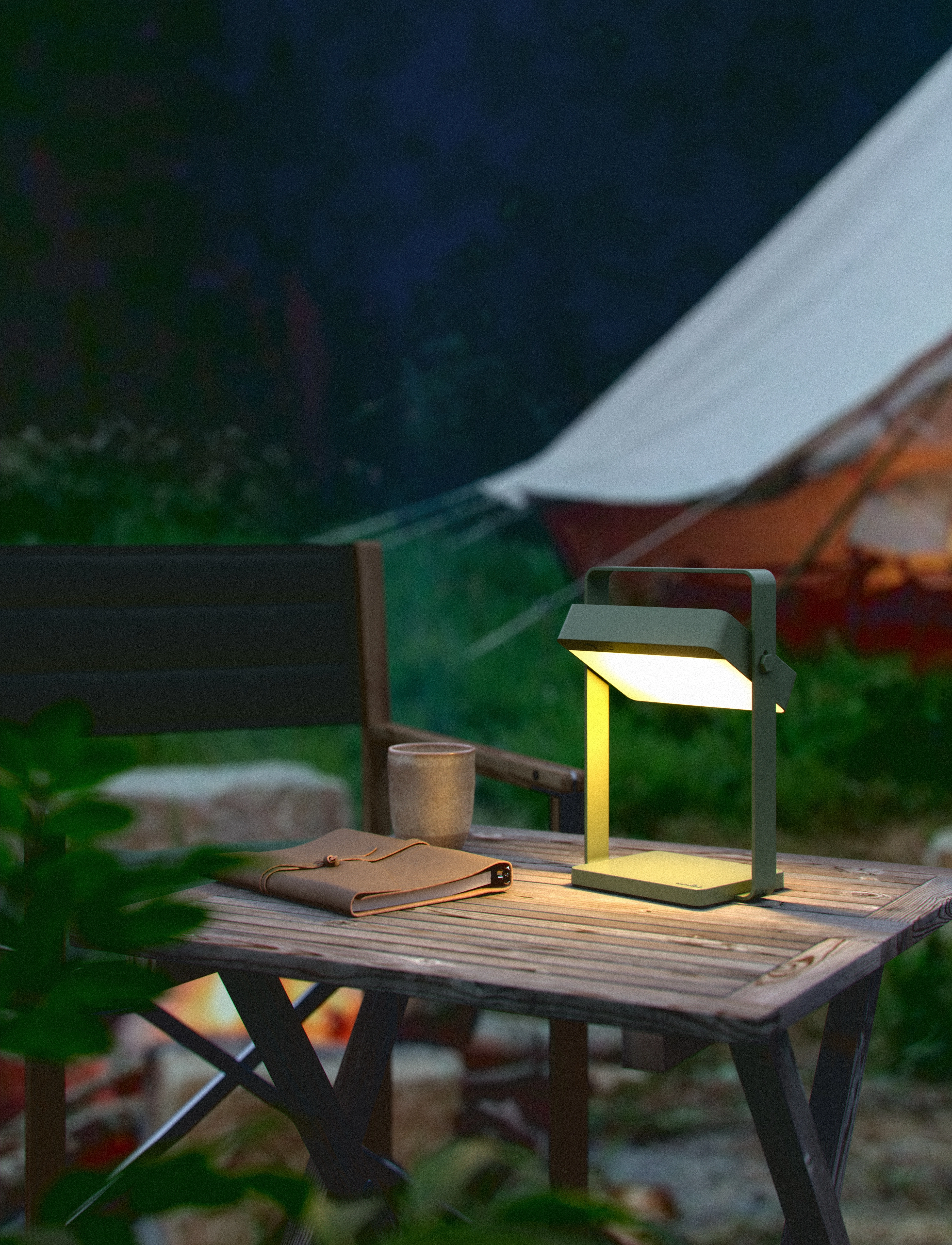 Nordlux Saulio To-Go | Solcellelampe, H23.6 cm, Lamps, Grün - Table Homeware