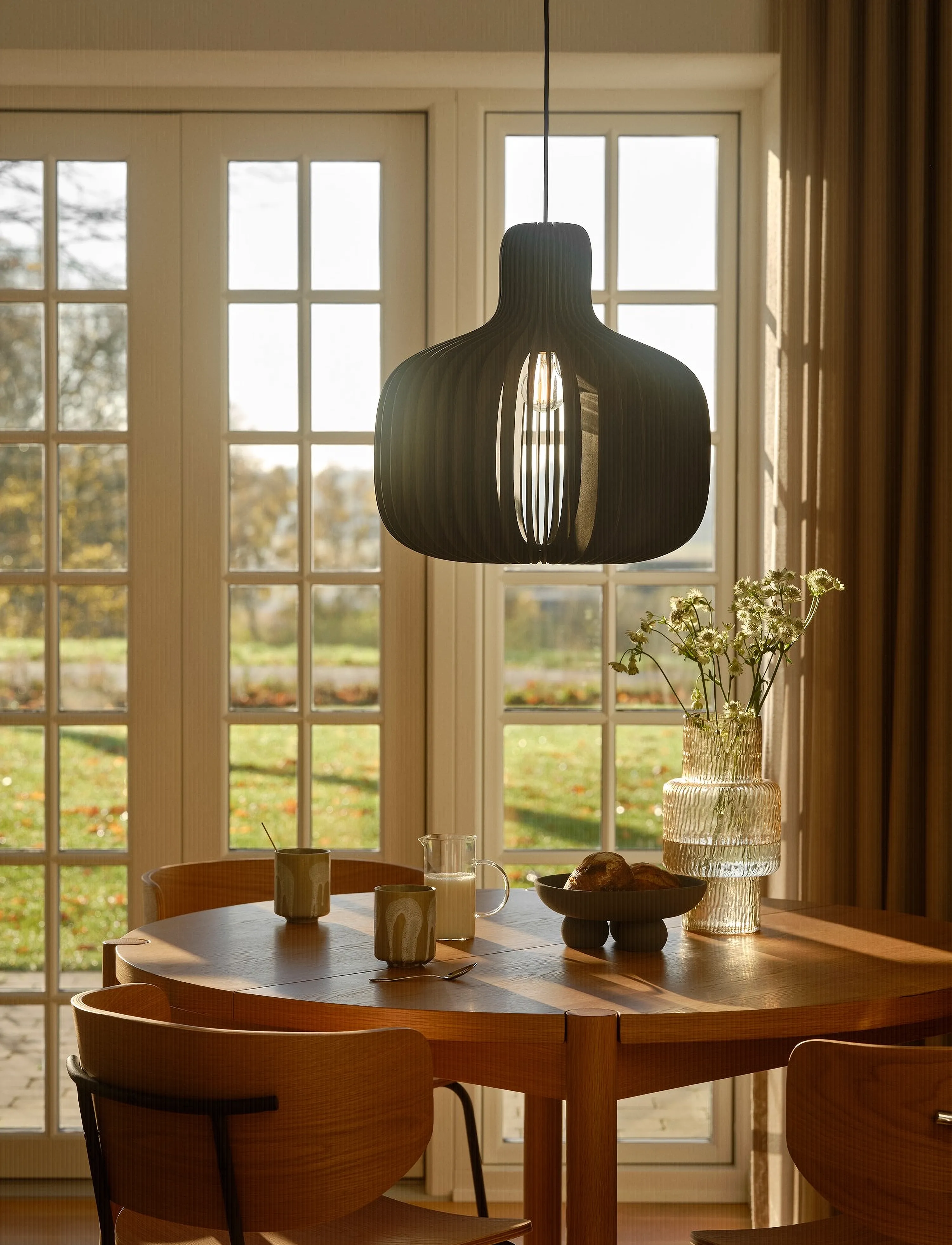 Nordlux Hazo 43 | Pendel, Ø cm, Ceiling Lamps, Schwarz - Pendant Homeware