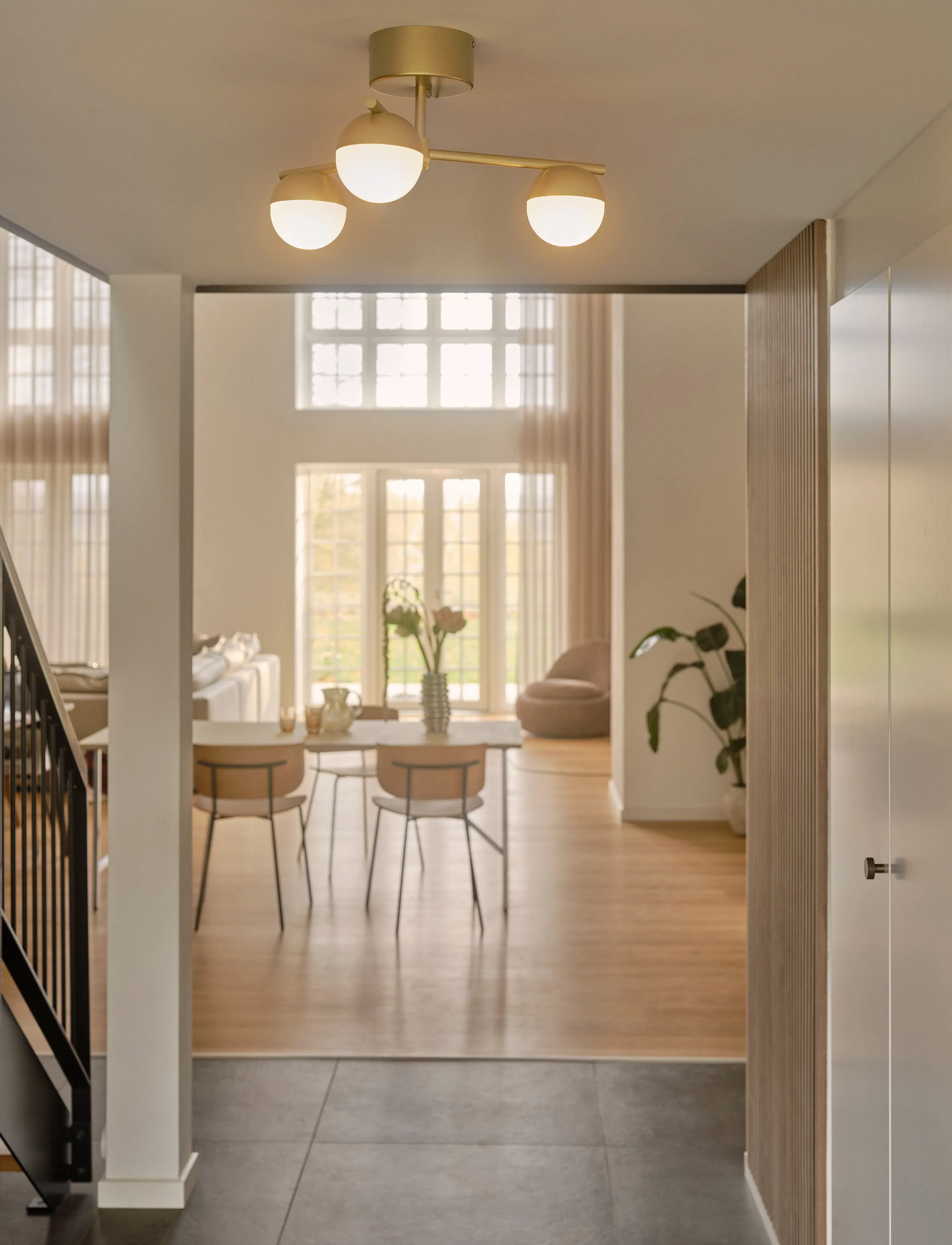 Nordlux Contina | Loftlampe, Ø48.5, Ceiling Lamps, Gold - Pendant Homeware
