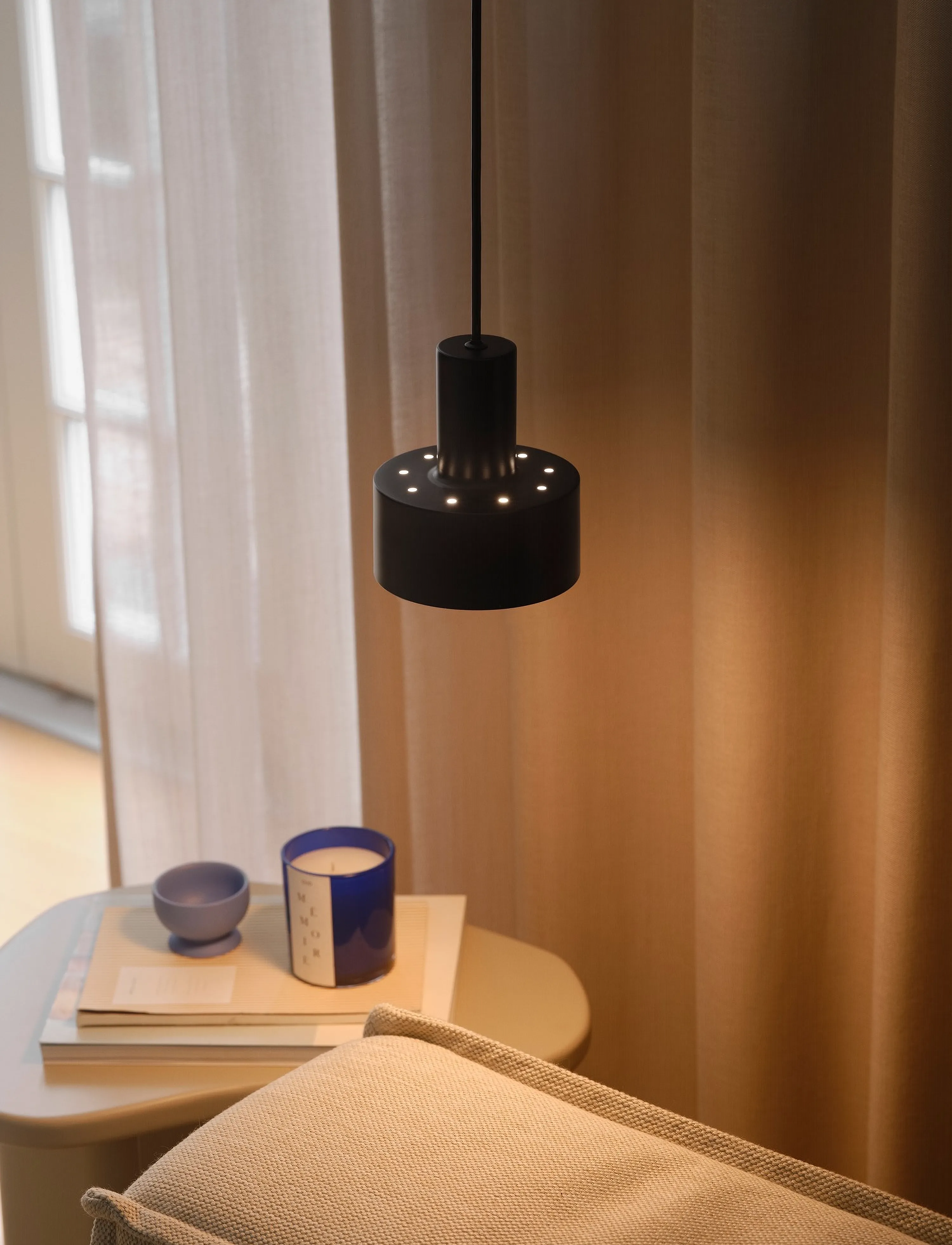 Nordlux Matis | Pendel, Ø 12.5 cm, Ceiling Lamps, Schwarz - Pendant Homeware