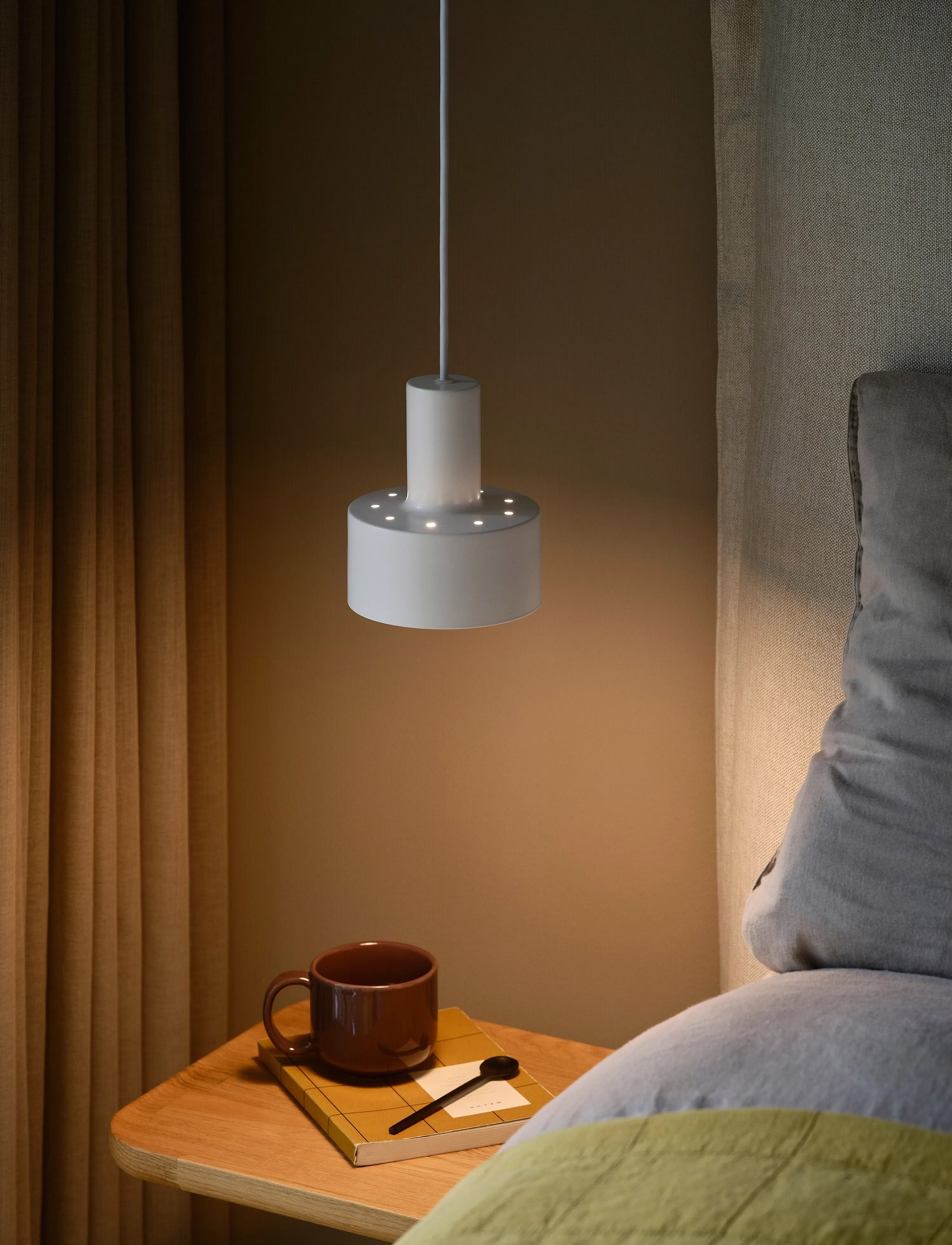 Nordlux Matis | Pendel, Ø 12.5 cm, Ceiling Lamps, Weiß - Pendant Homeware